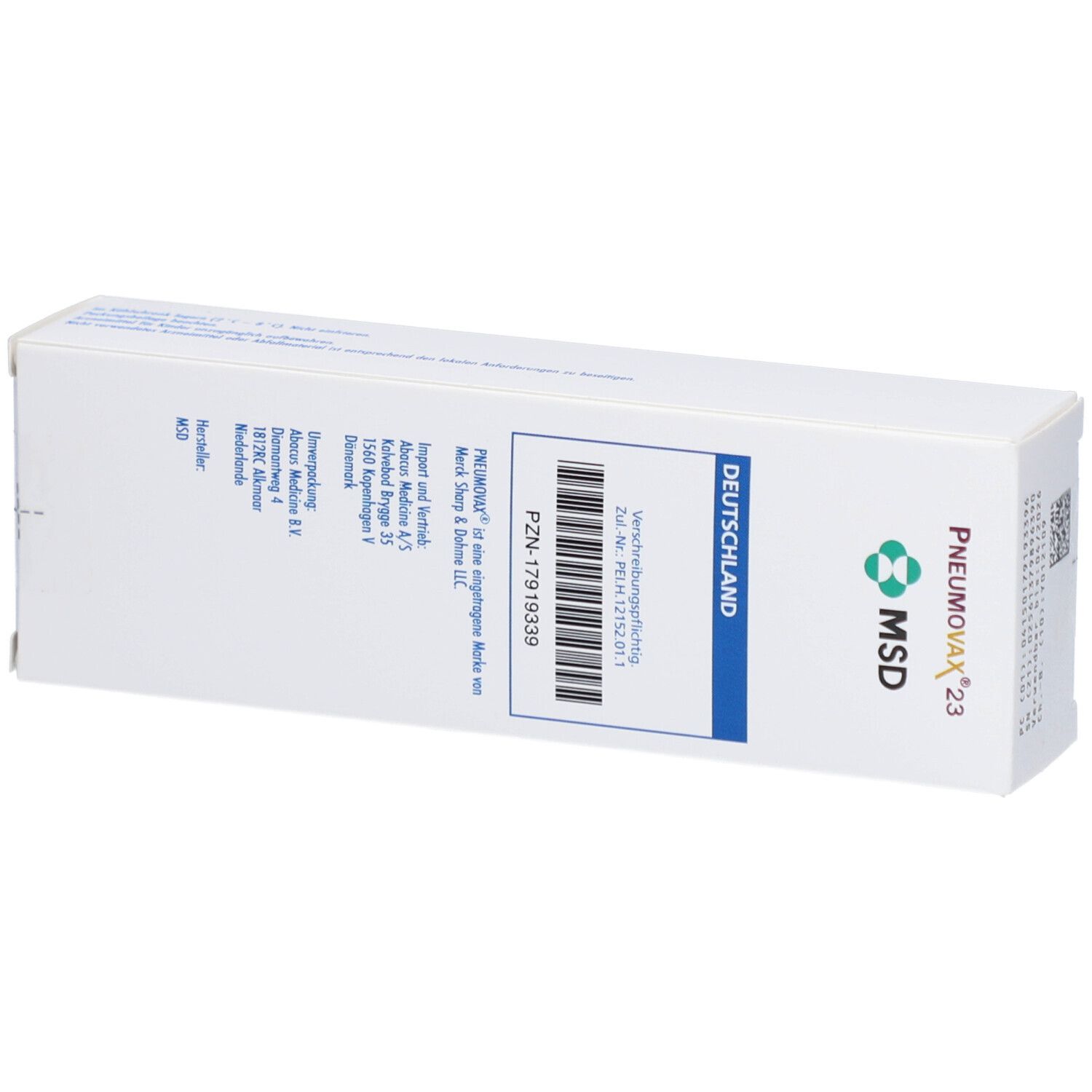 PNEUMOVAX 23 Inj.L.i.e.Fertigspr.+2 beigef.Kanülen