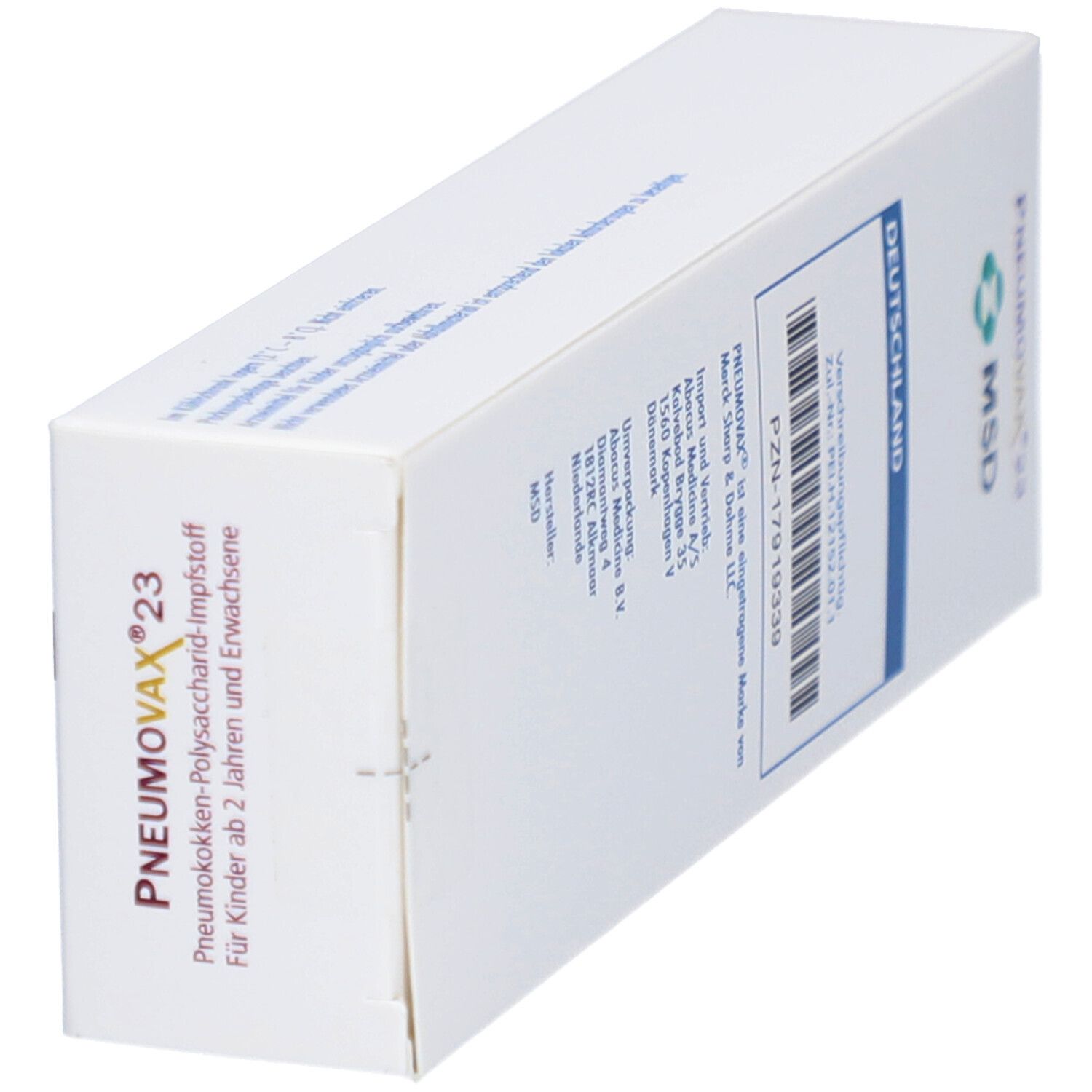 PNEUMOVAX 23 Inj.L.i.e.Fertigspr.+2 beigef.Kanülen