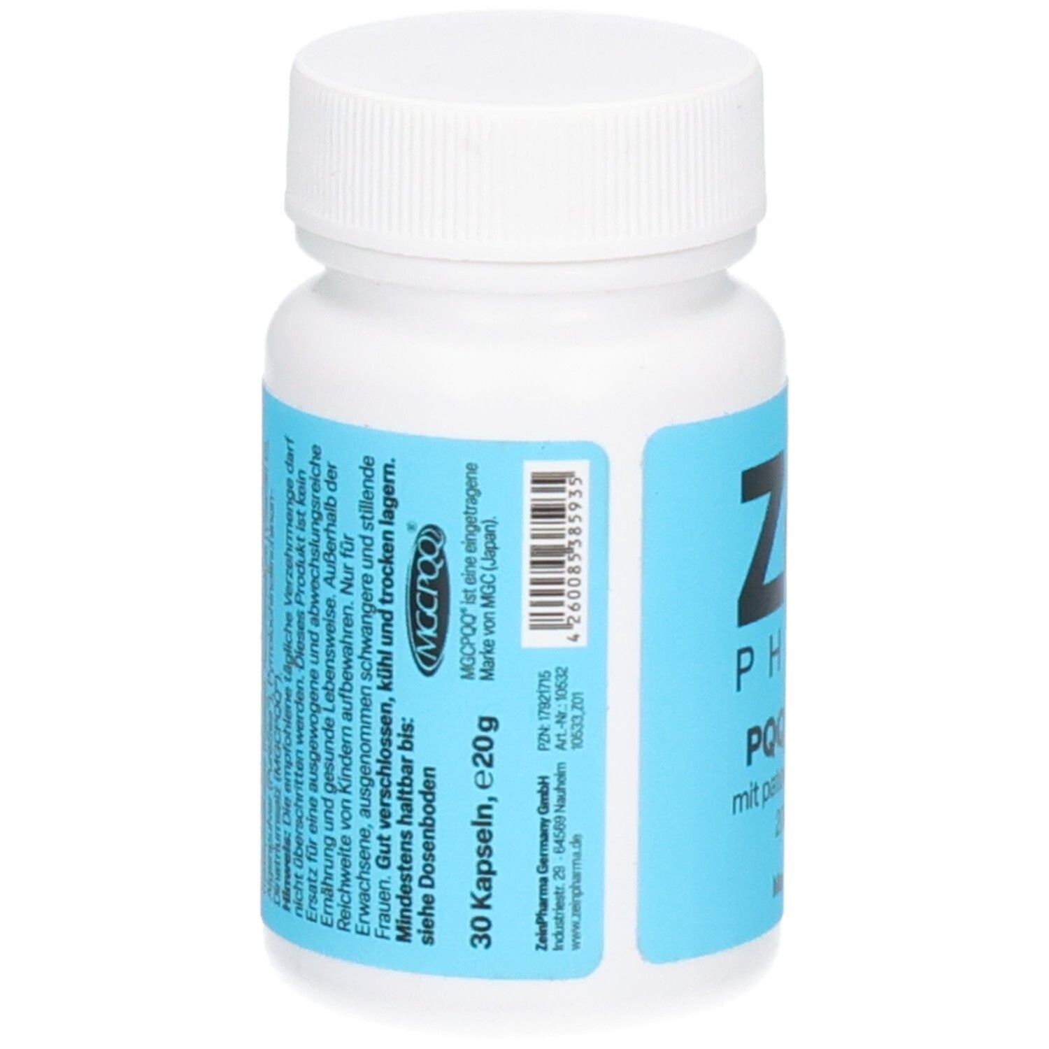 Zein PHARMA PQQ NeuroCell Kapseln 20mg | 100mg