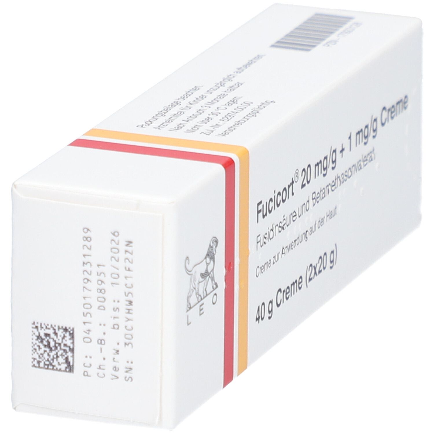 Fucicort 20 mg/g + 1 Creme 40 g