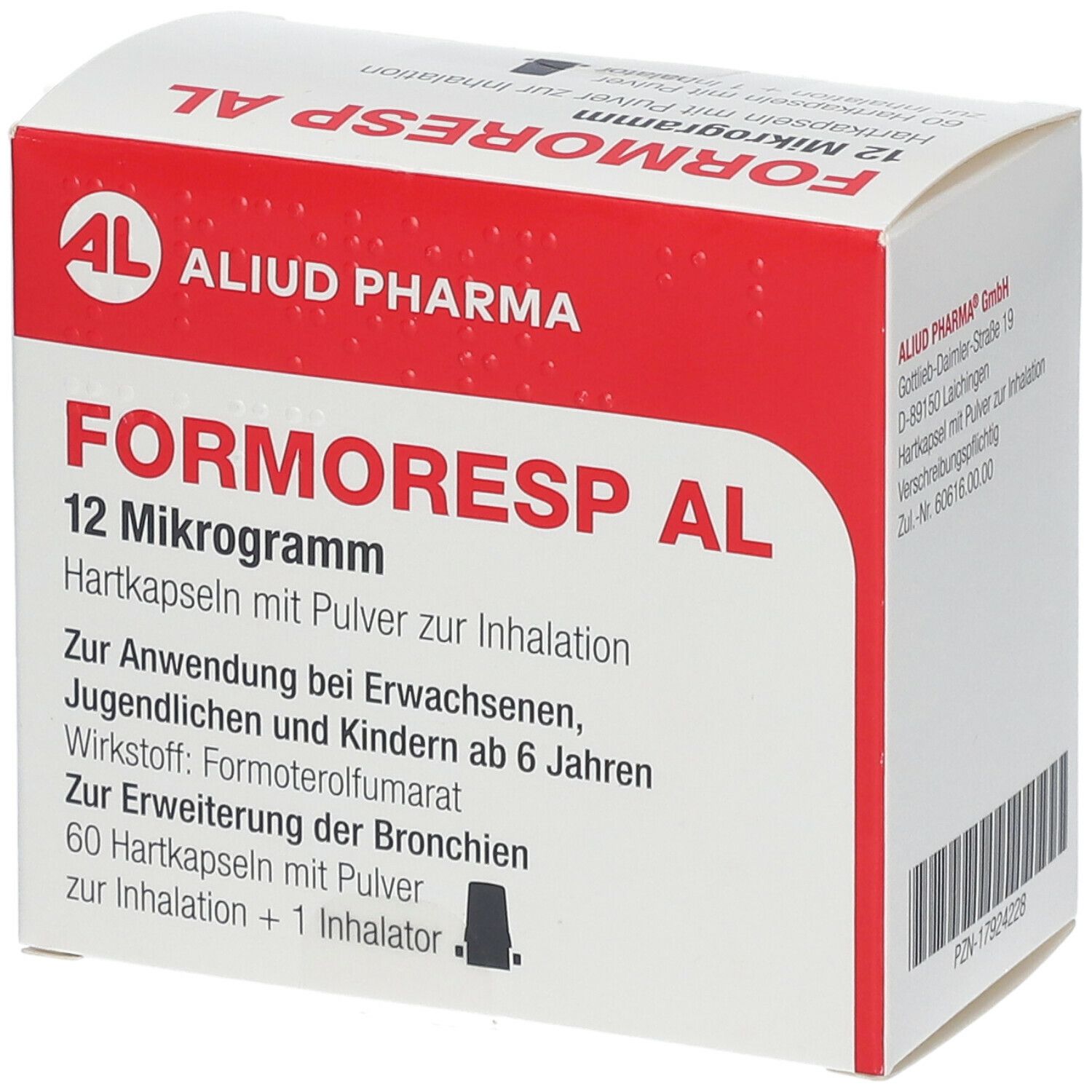 FORMORESP AL 12 µg Hartkapseln m.Plv.z.Inhalation