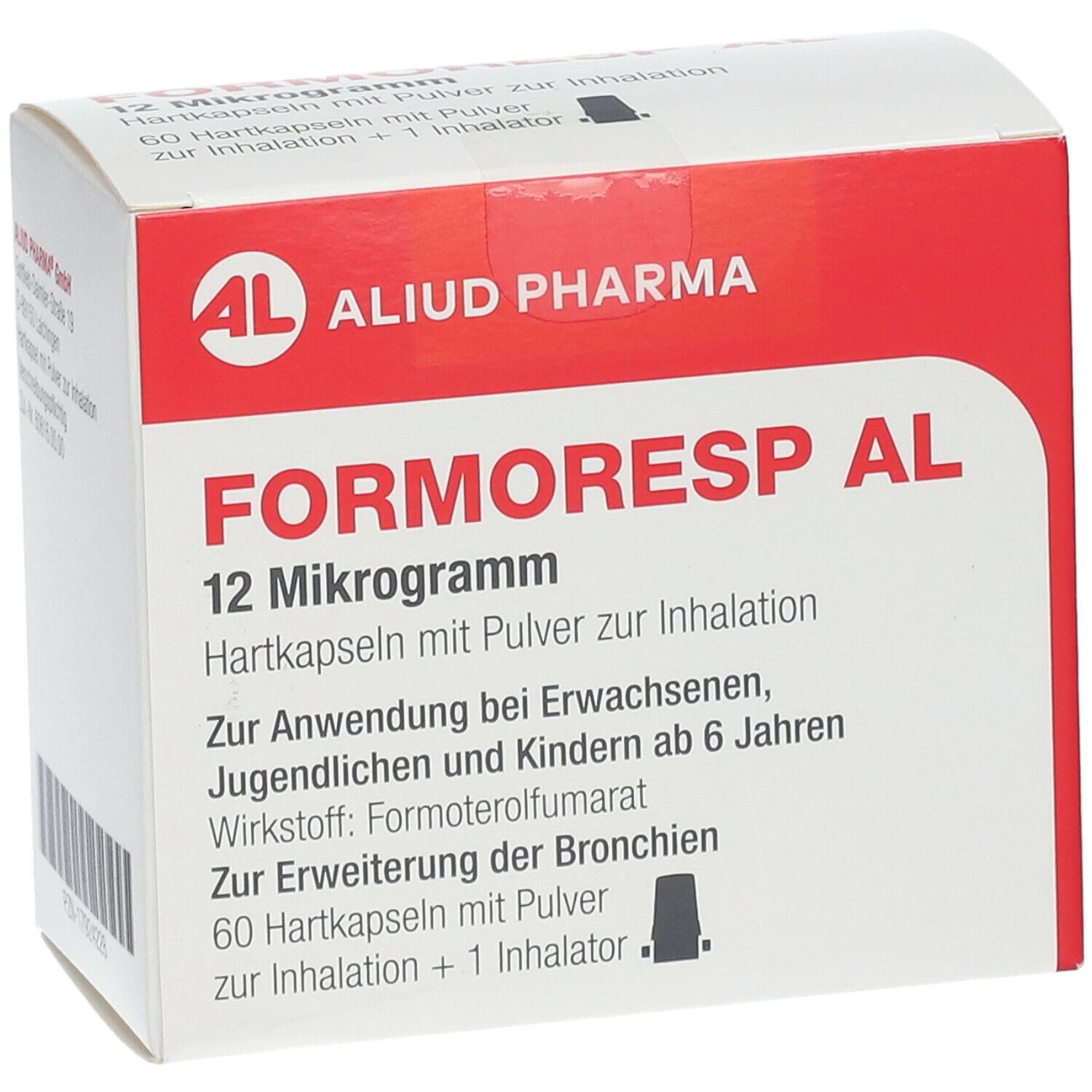 FORMORESP AL 12 µg Hartkapseln m.Plv.z.Inhalation