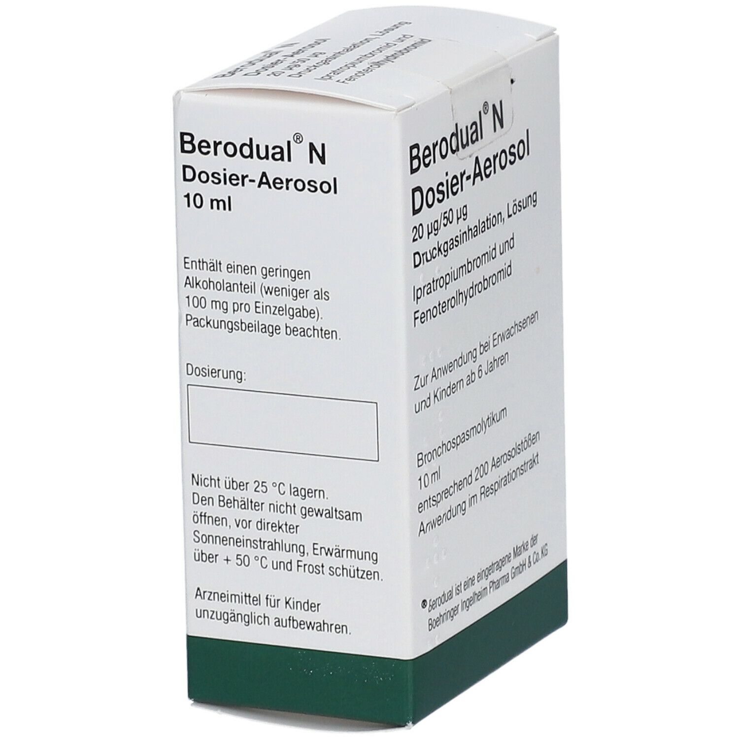 Berodual N Dosieraerosol 20 µg/50 µg 10 ml