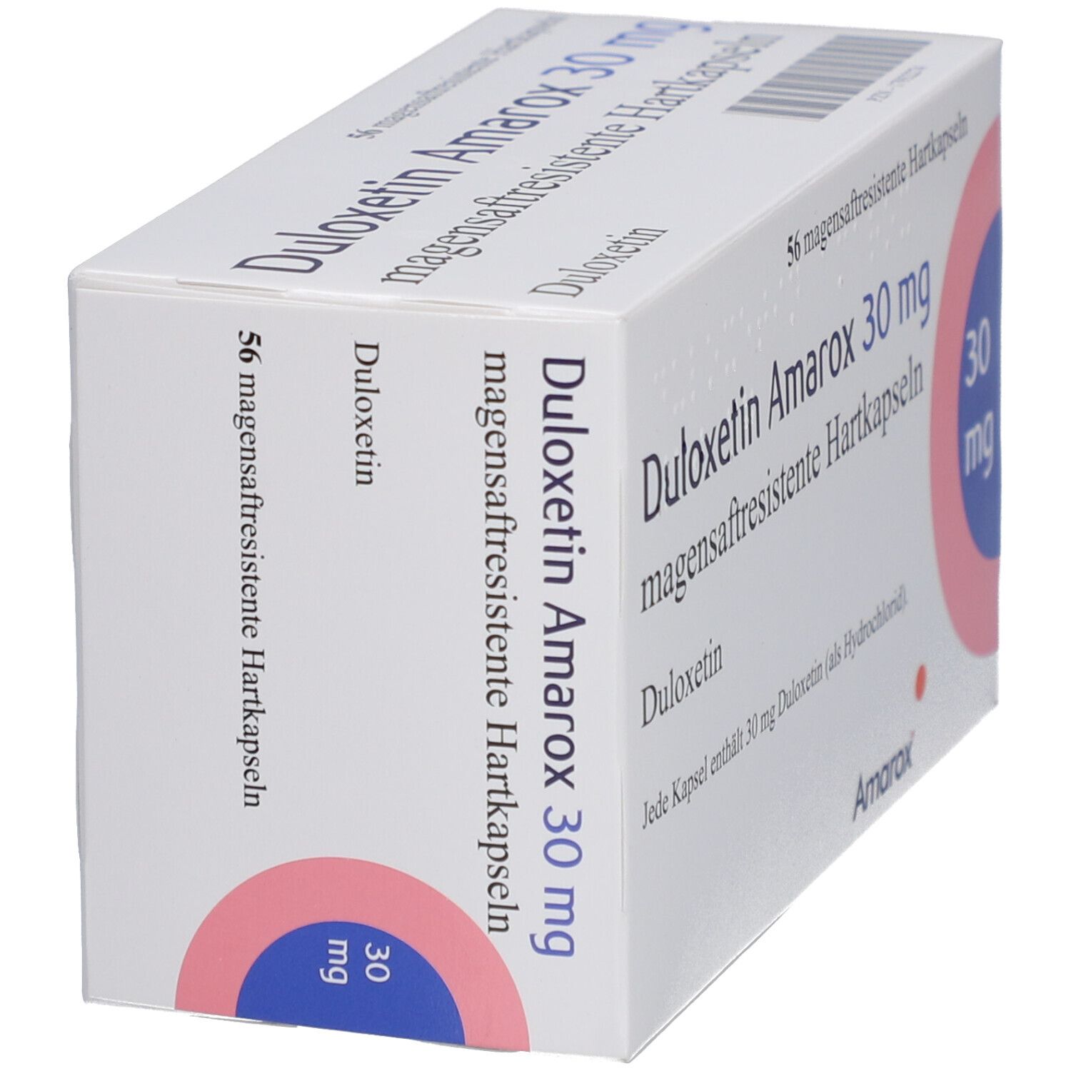 DULOXETIN Amarox 30 mg magensaftresist.Hartkapseln