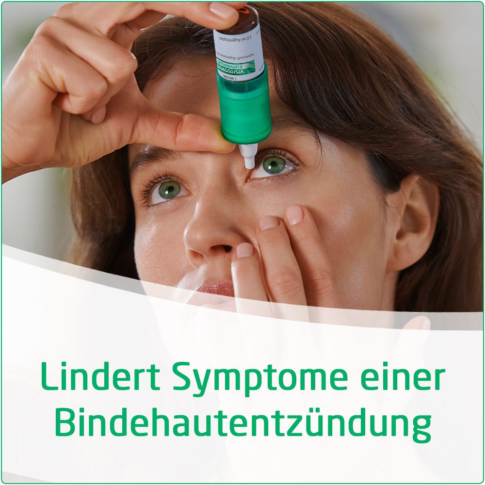 Visiodoron Euphrasia® Augentropfen in Monodosen- bei geröteten, gereizten & tränenden Augen einer Bindehautentzündung