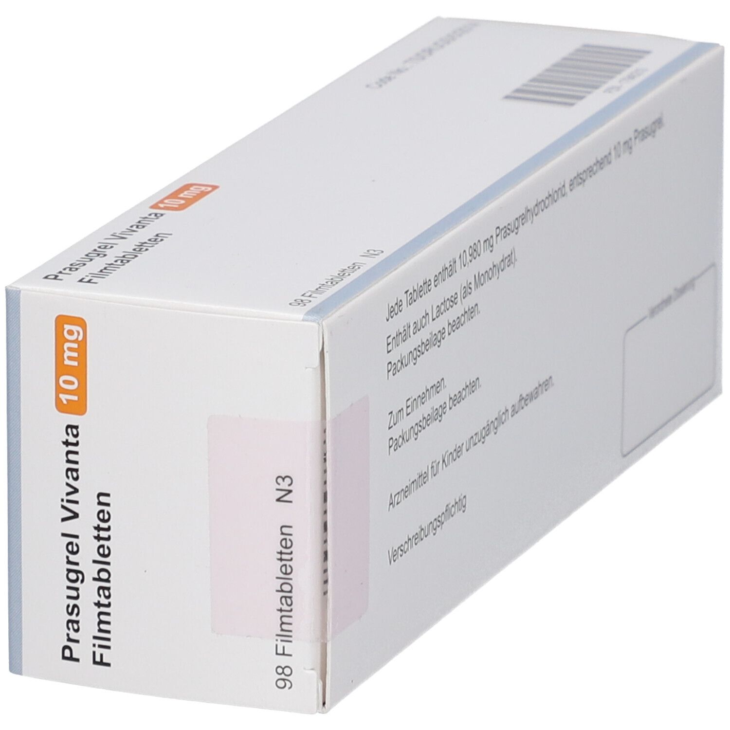 PRASUGREL Vivanta 10 mg Filmtabletten