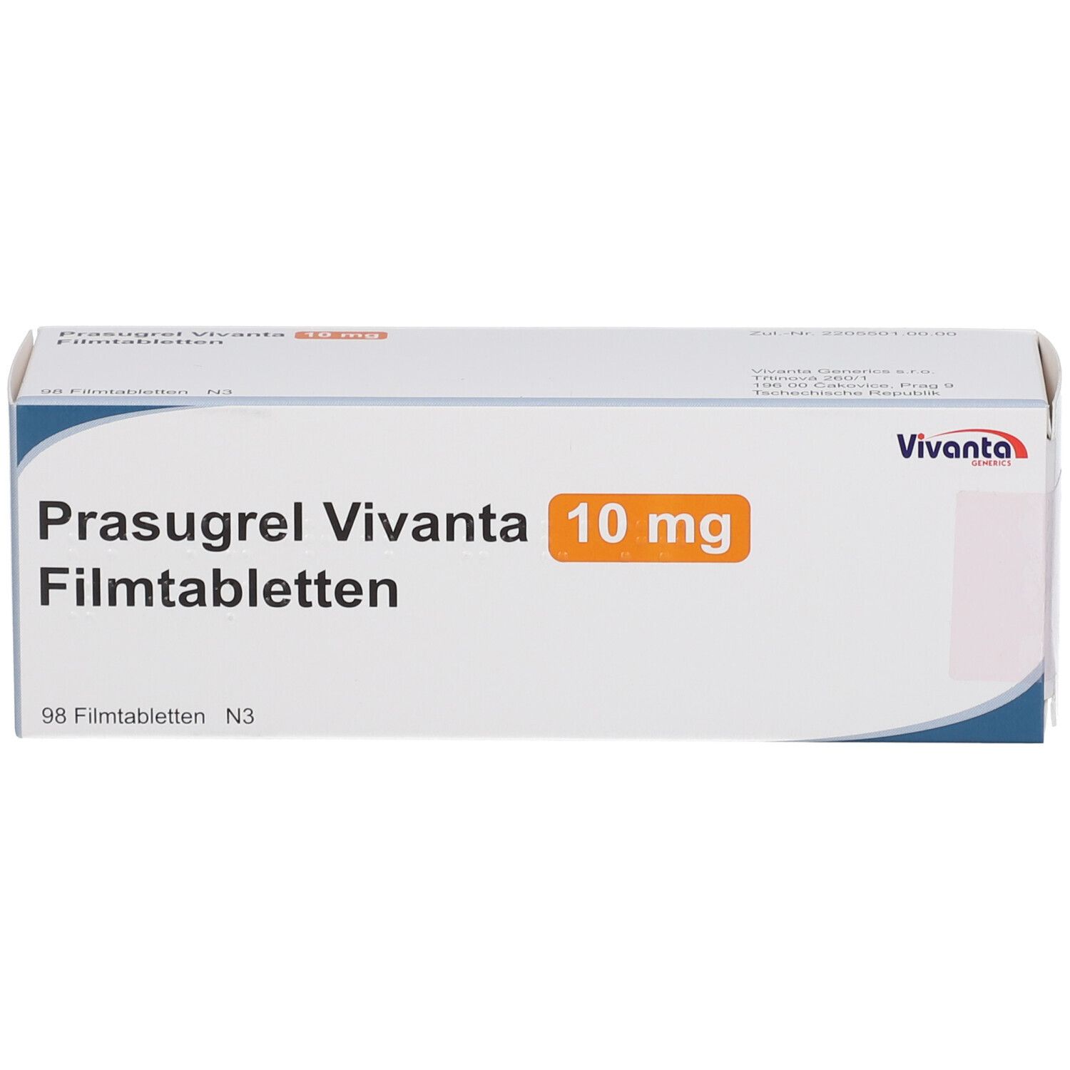 PRASUGREL Vivanta 10 mg Filmtabletten