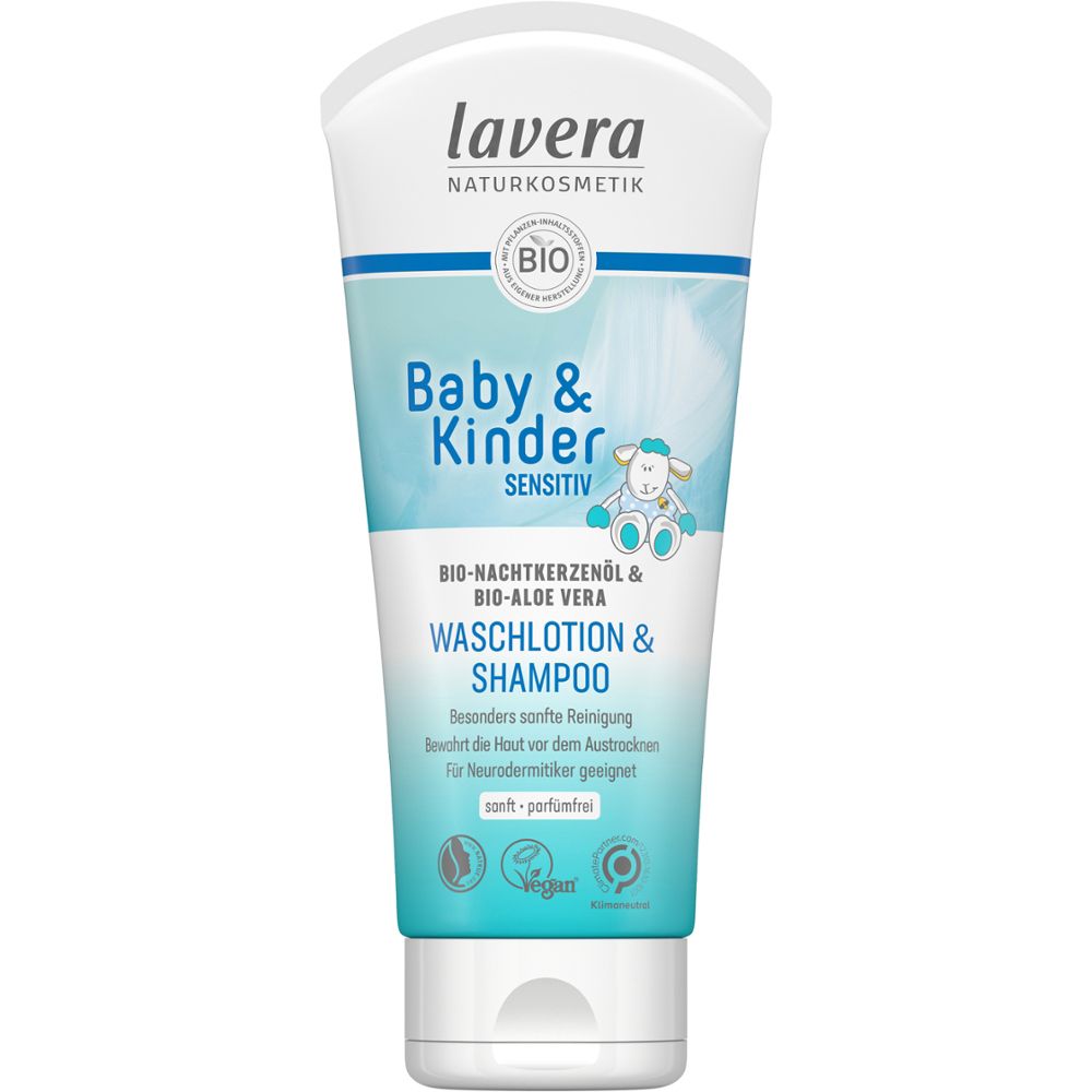 lavera Baby & Kinder Sensitiv Waschlotion + Shampoo