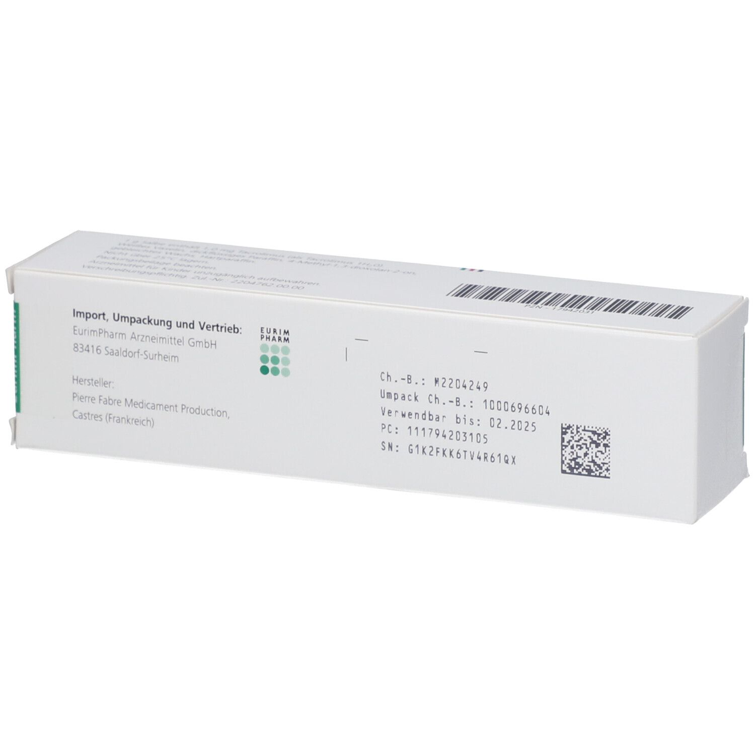 TAKROZEM 1 mg/g Salbe
