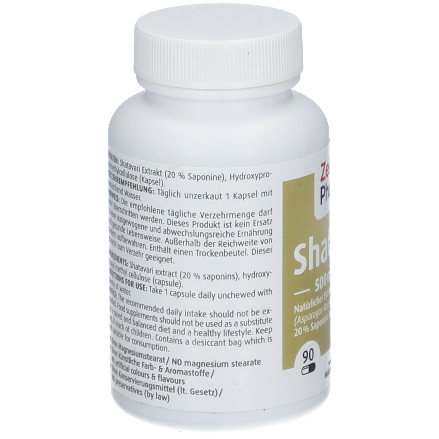 Shatavari Extrakt 20 % 500 mg Kapseln