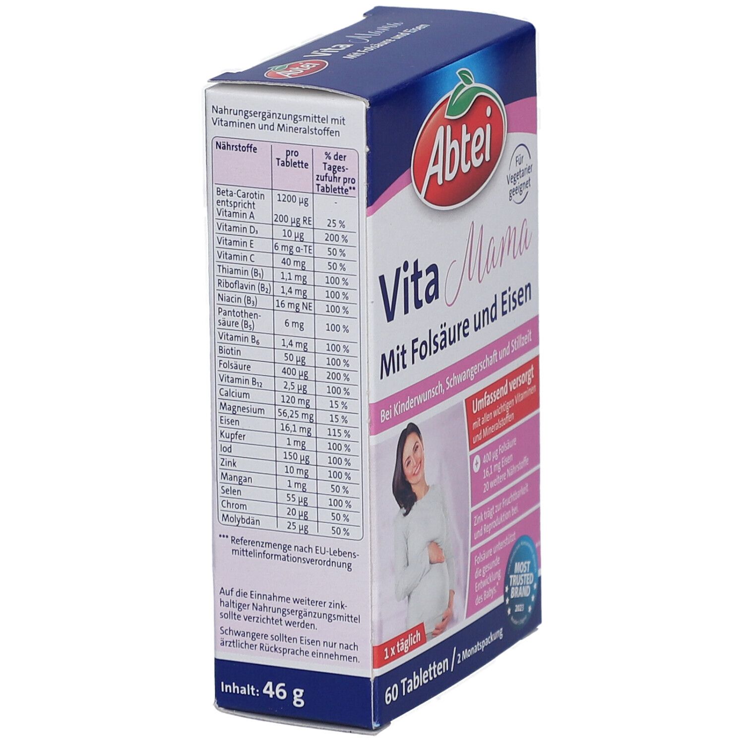 Abtei Vita Mama TiO2 free At/De Tabletten 60 St