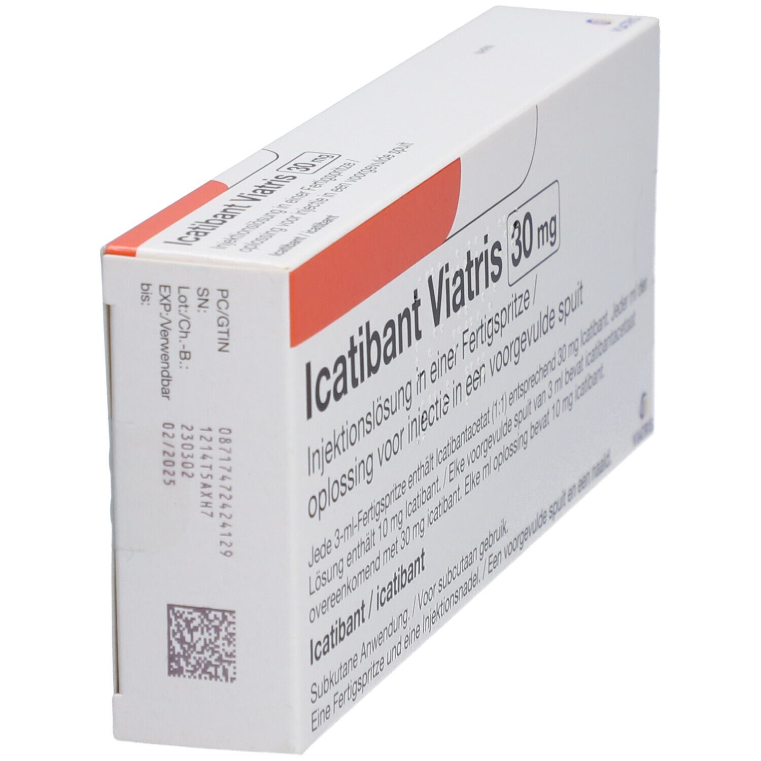 Icatibant Viatris 30 mg Inj.-Lsg i.e.Fertigspritze 1 St Injektionslösung