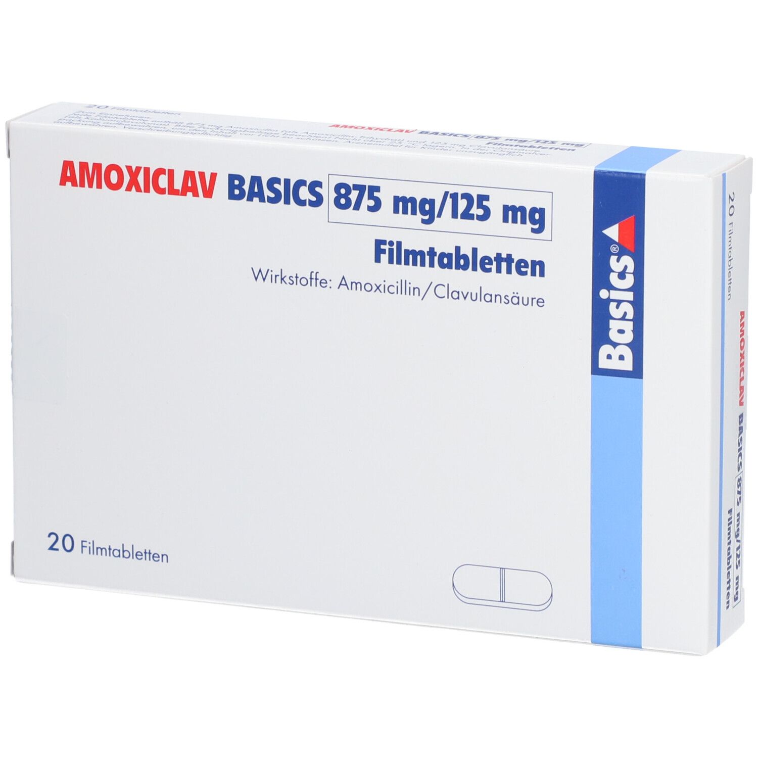 Amoxiclav Basics 875 mg/125 mg Filmtabletten 20 St