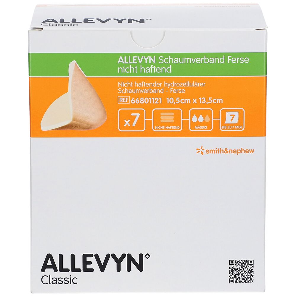 Allevyn Schaumverband Ferse 10,5x13,5cm n.haft. 7 St Verband