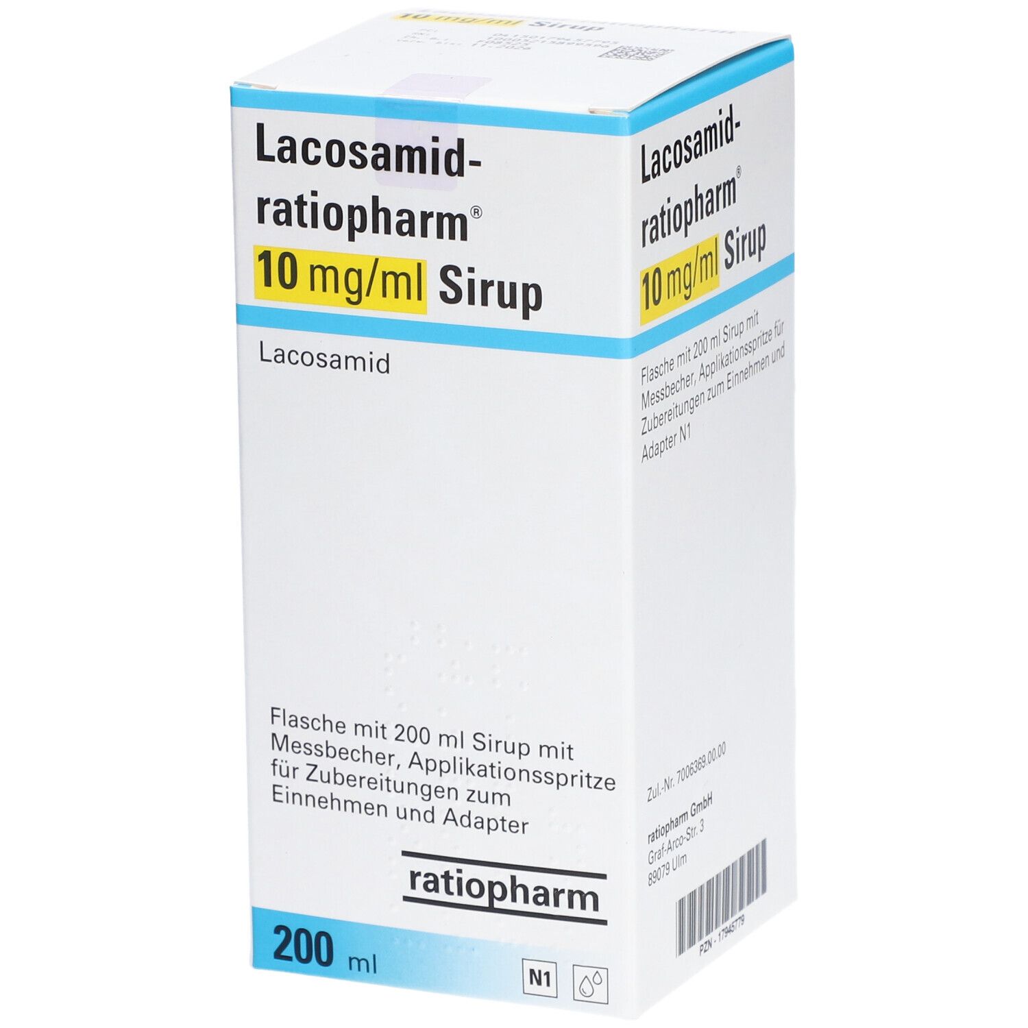 Lacosamid-ratiopharm® 10 mg/ml