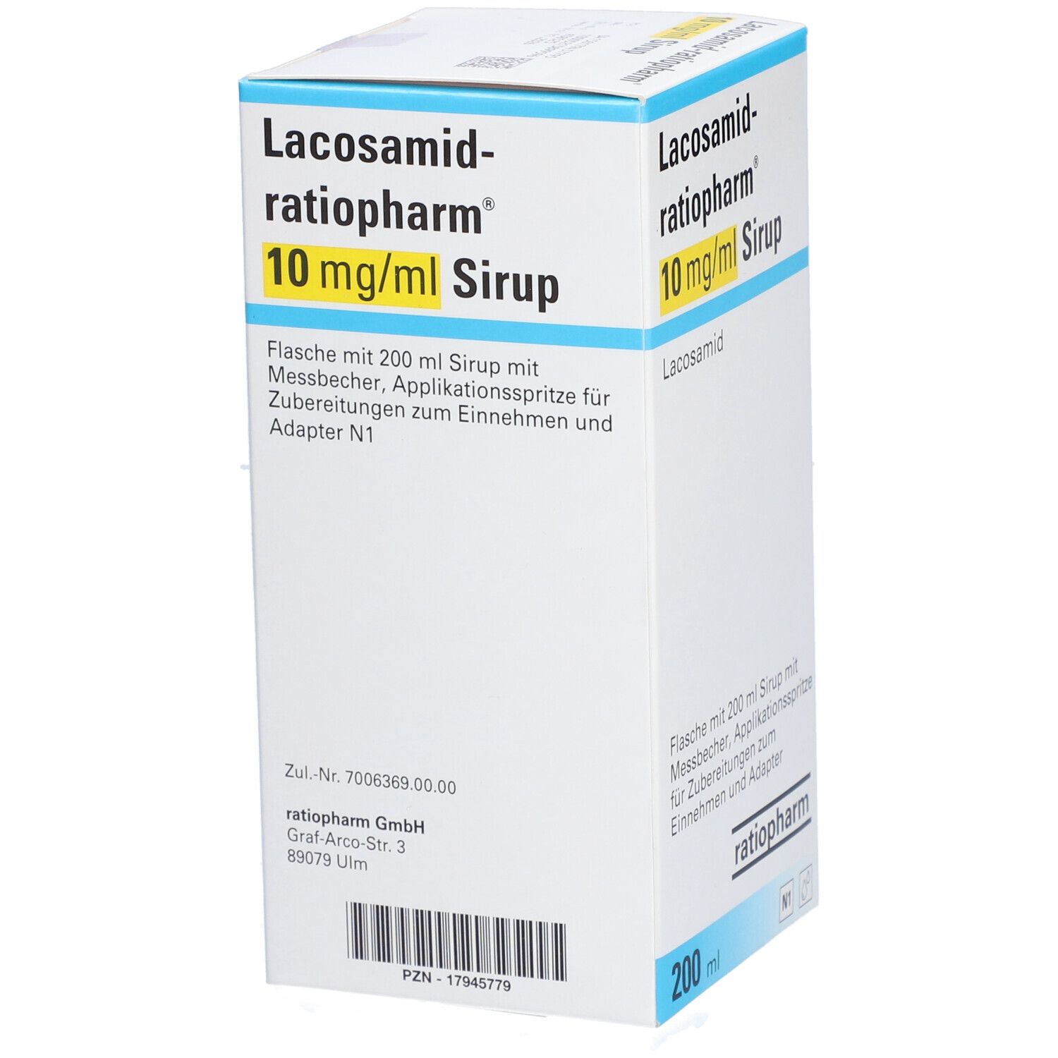 Lacosamid-ratiopharm® 10 mg/ml