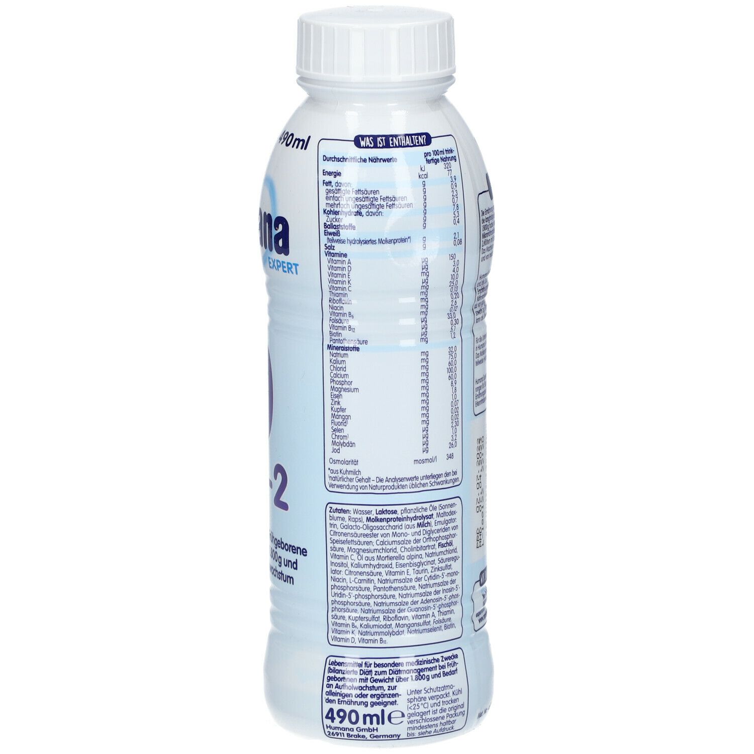 HUMANA 0 EXPERT 490ML BOTT