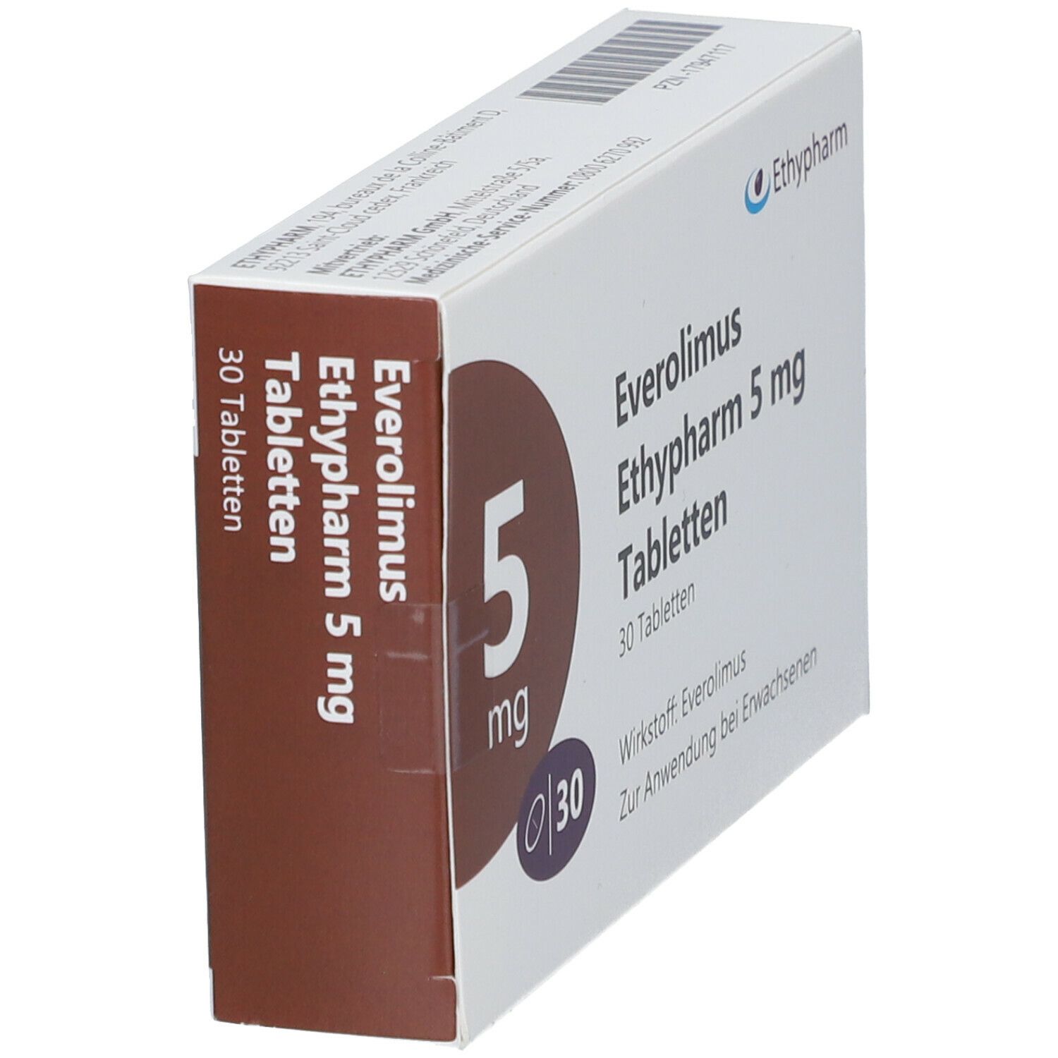 Everolimus Ethypharm 5 mg Tabletten 30 St