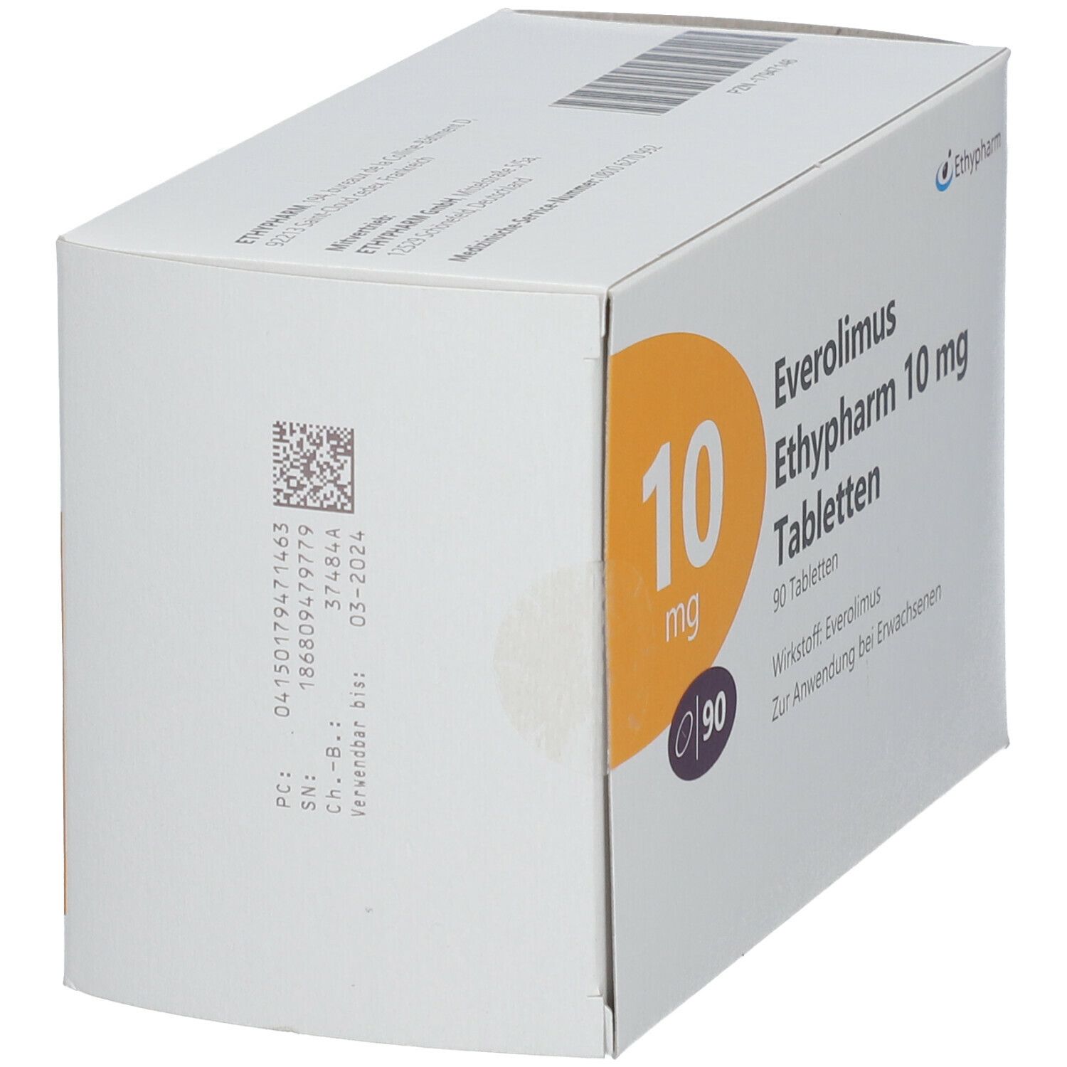 Everolimus Ethypharm 10 mg Tabletten 90 St