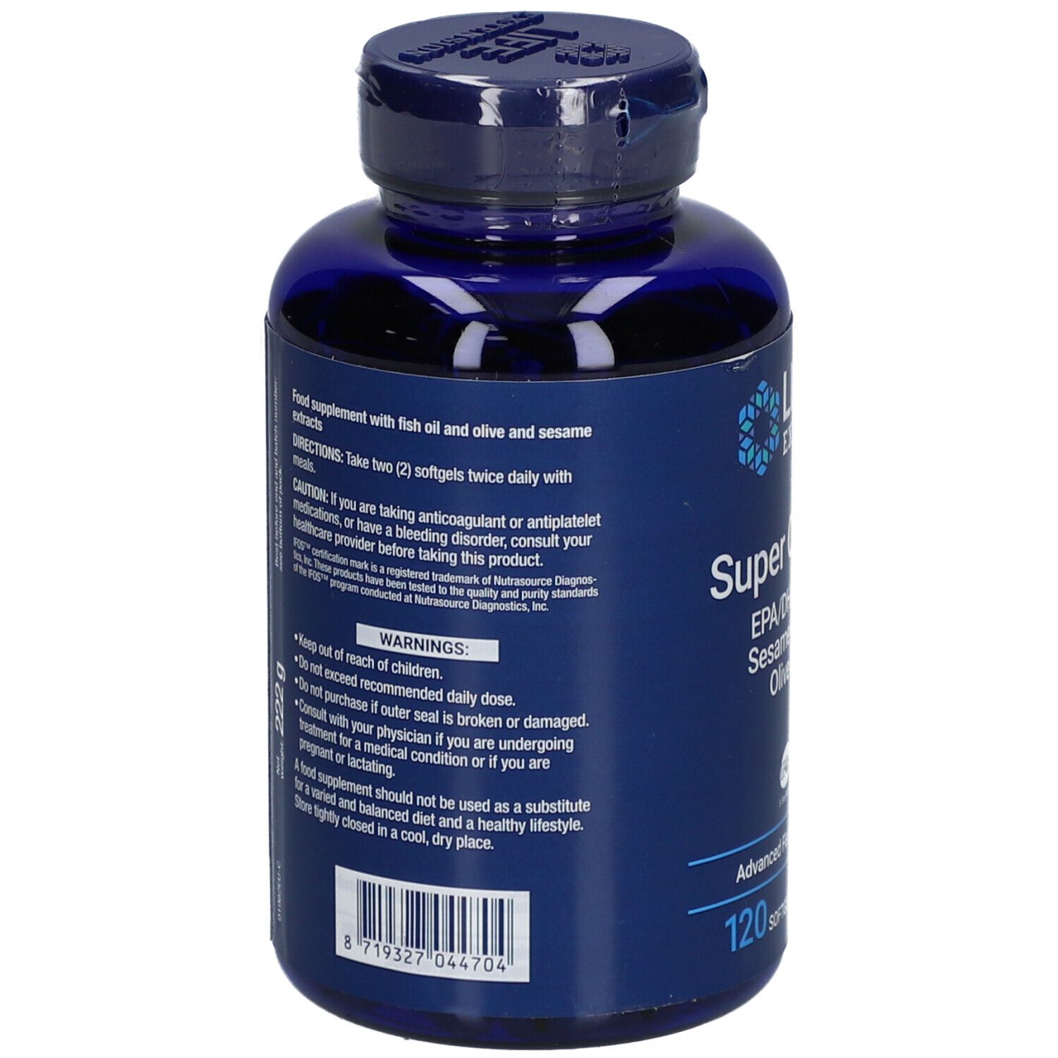 Super Omega-3 Epa/Dha Weichkapseln LEF 120 St