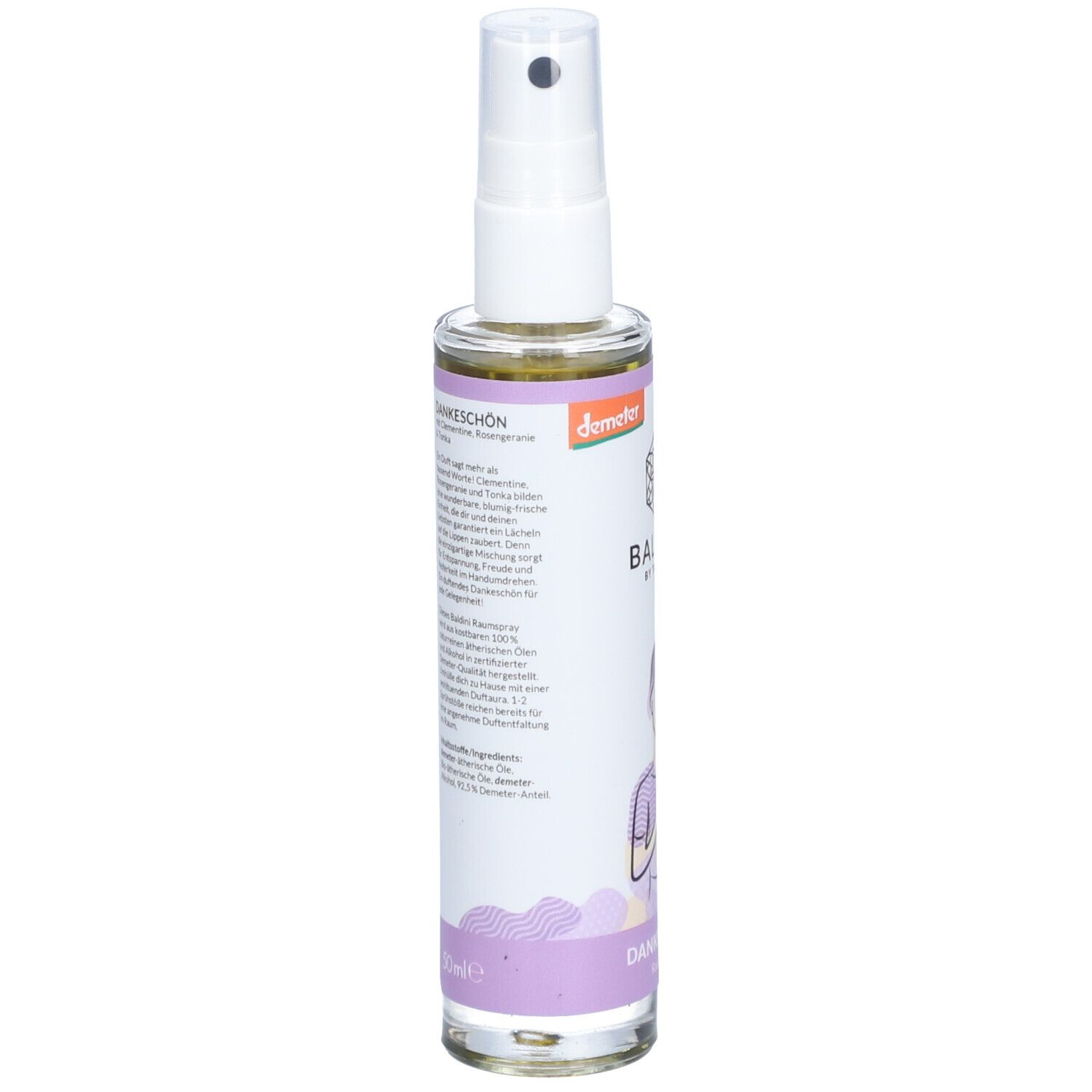 Baldini Dankeschön demeter Raumspray 50 ml Spray