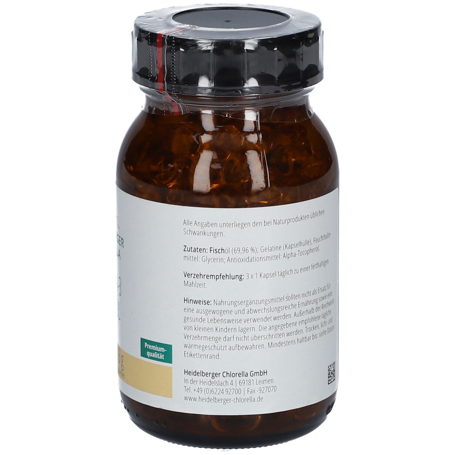 Heidelberger Chlorella® OMEGA-3-FISCHÖL