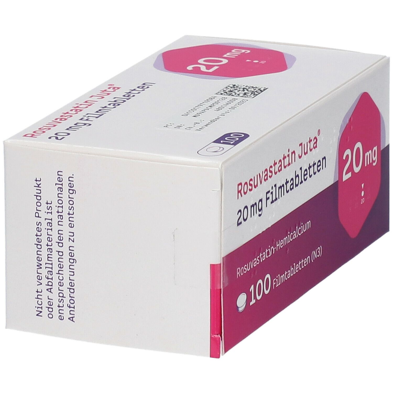 ROSUVASTATIN Juta 20 mg Filmtabletten
