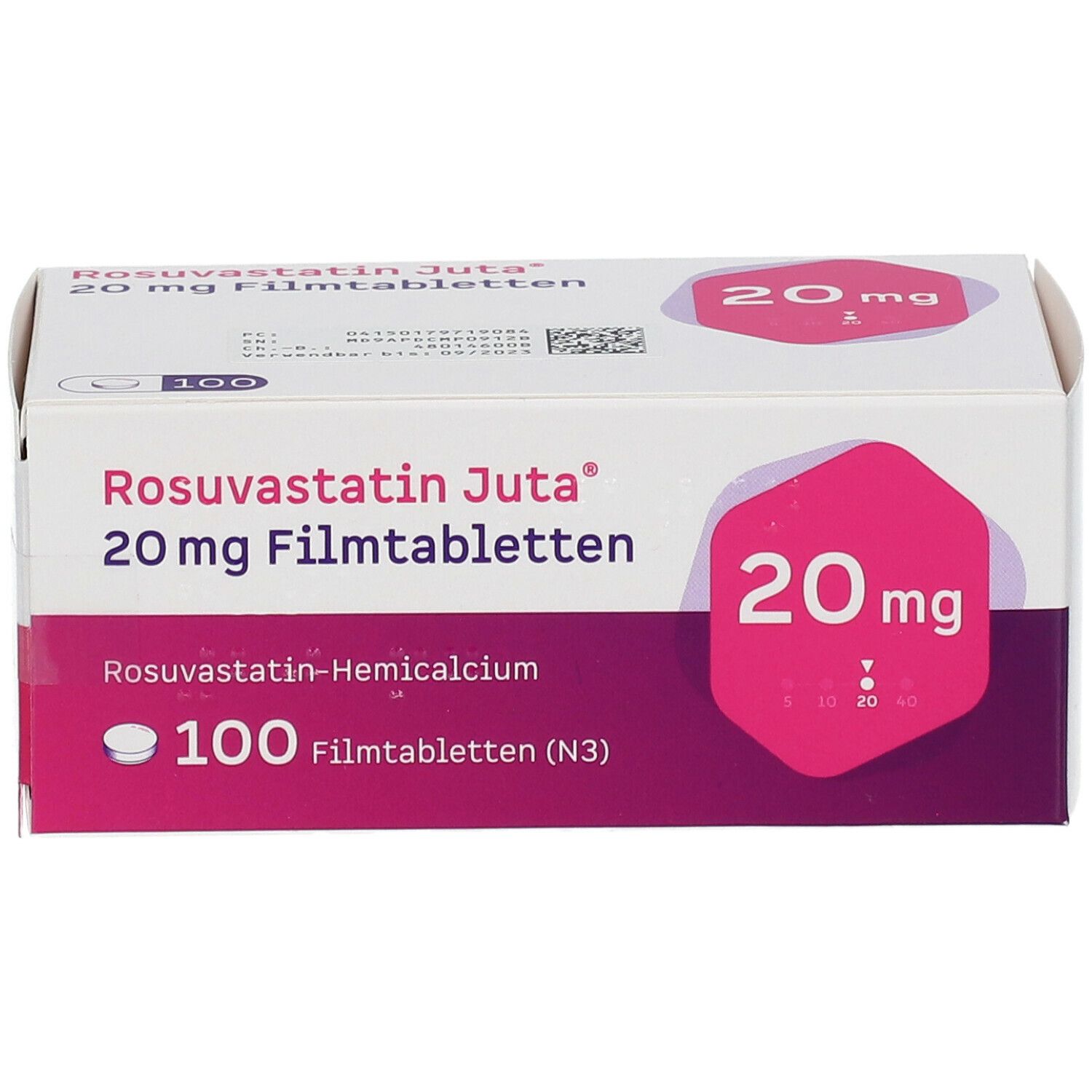 ROSUVASTATIN Juta 20 mg Filmtabletten
