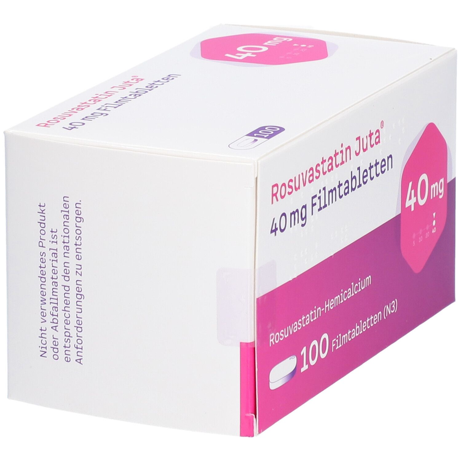 Rosuvastatin Juta 40 mg Filmtabletten 100 St