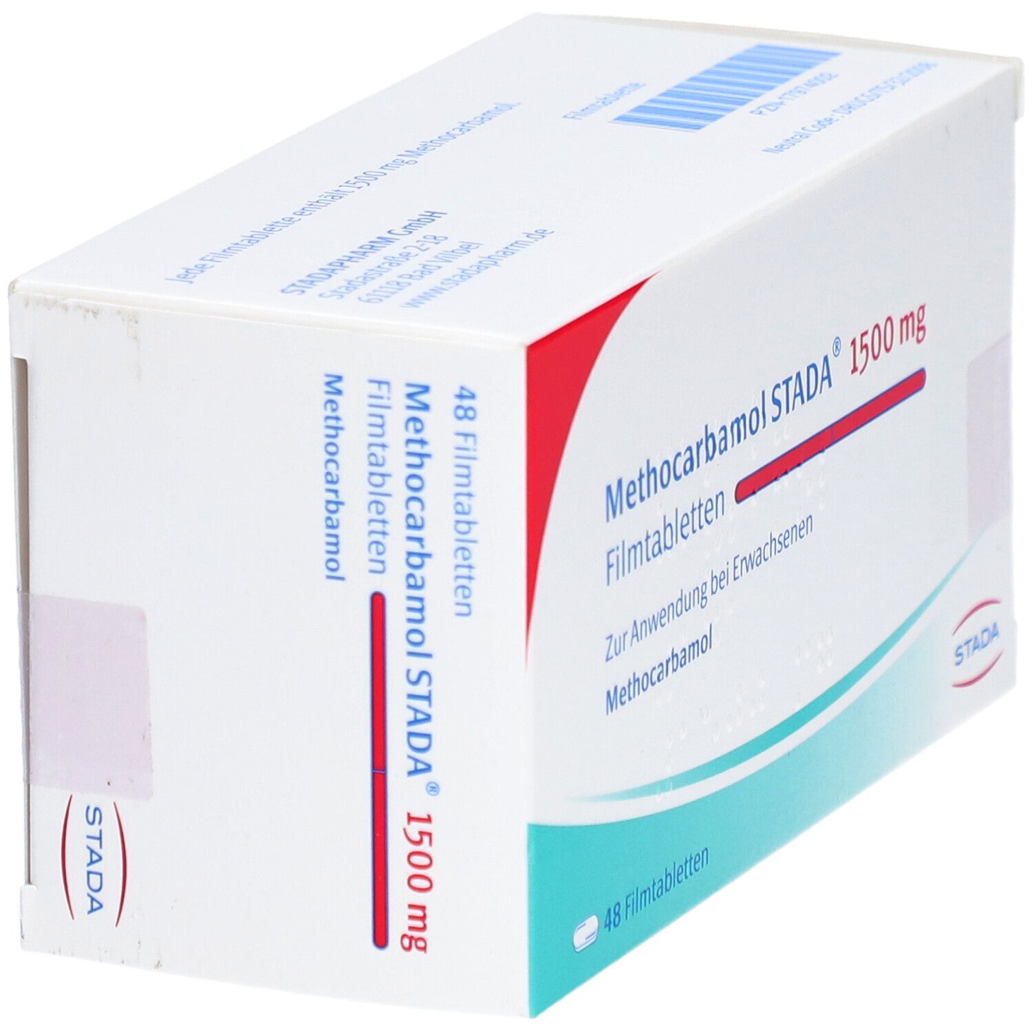 Methocarbamol Stada 1500 mg Filmtabletten 48 St