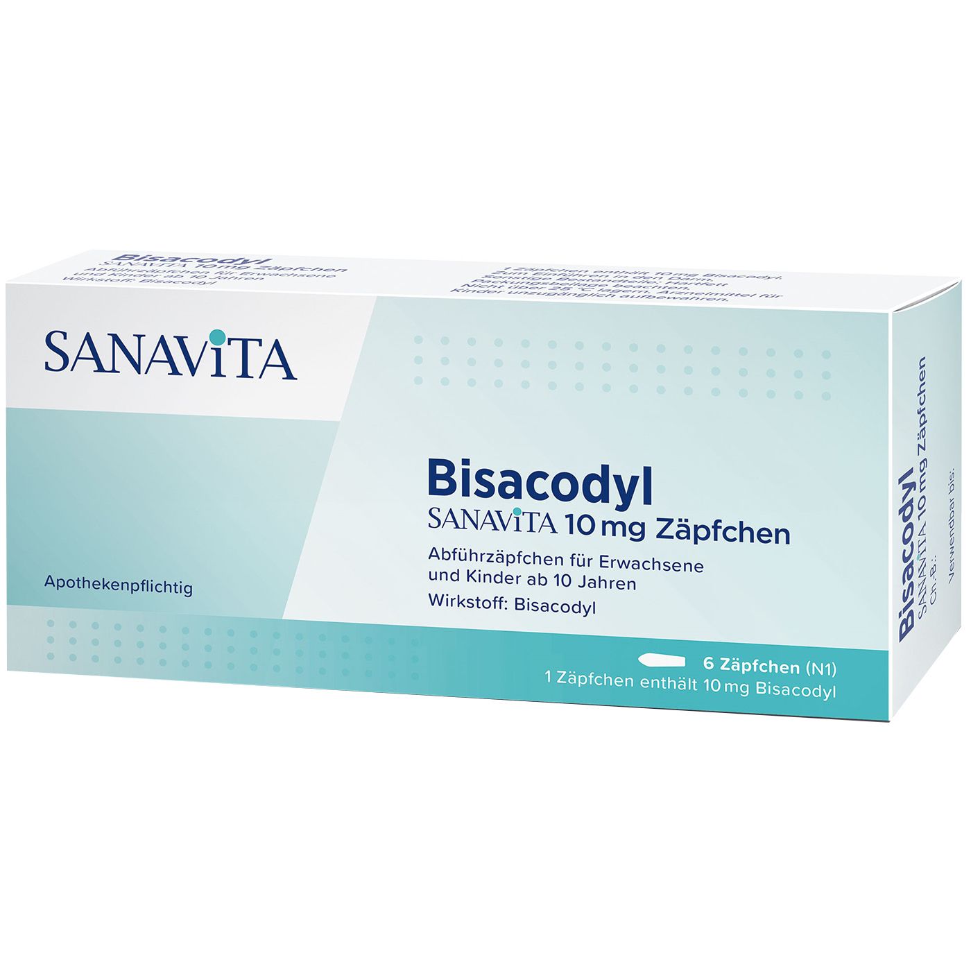 Bisacodyl SANAVITA 10 mg Zäpfchen - Sanavita