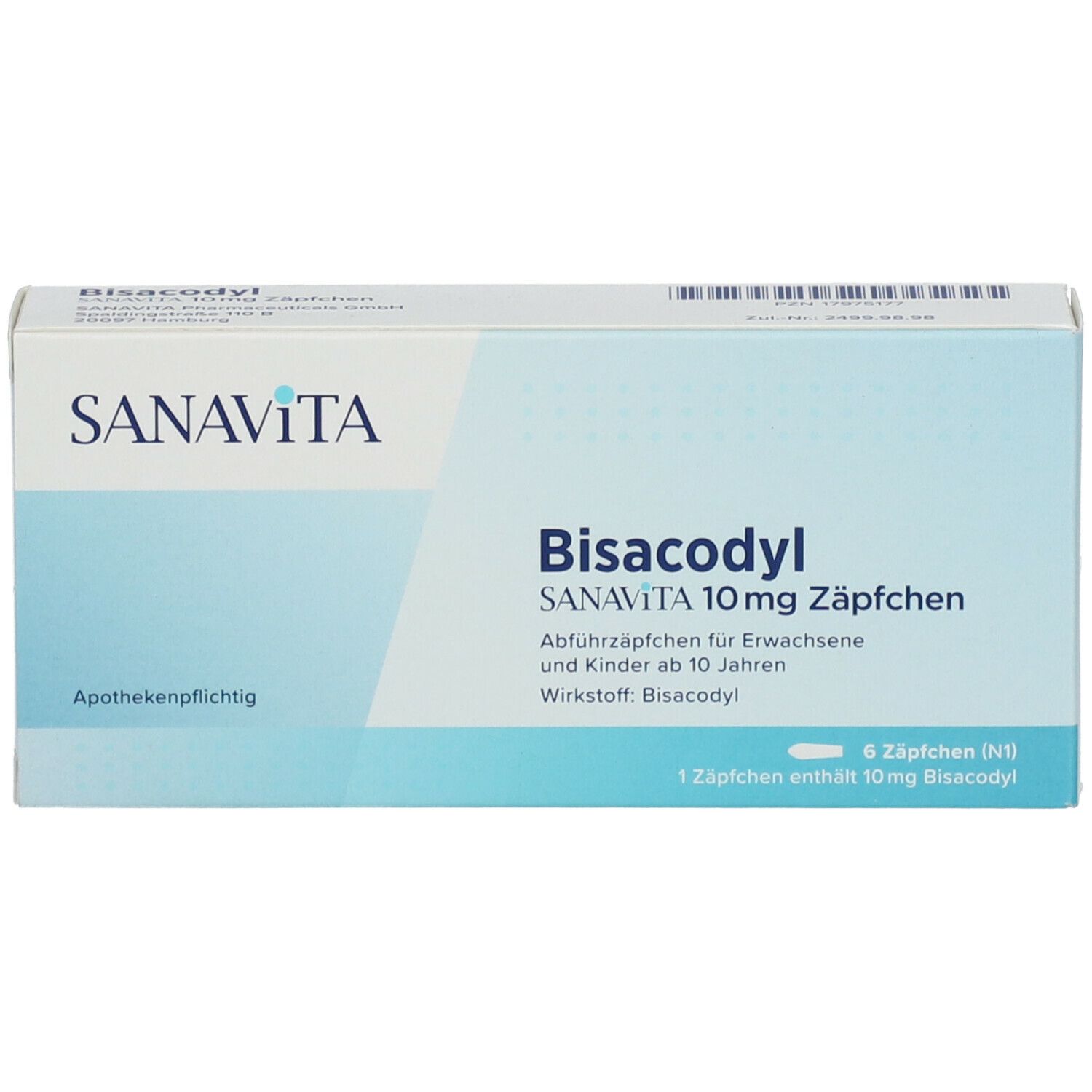 Bisacodyl Sanavita 10 Mg 6 St Shop Apotheke   D17975177 P14 