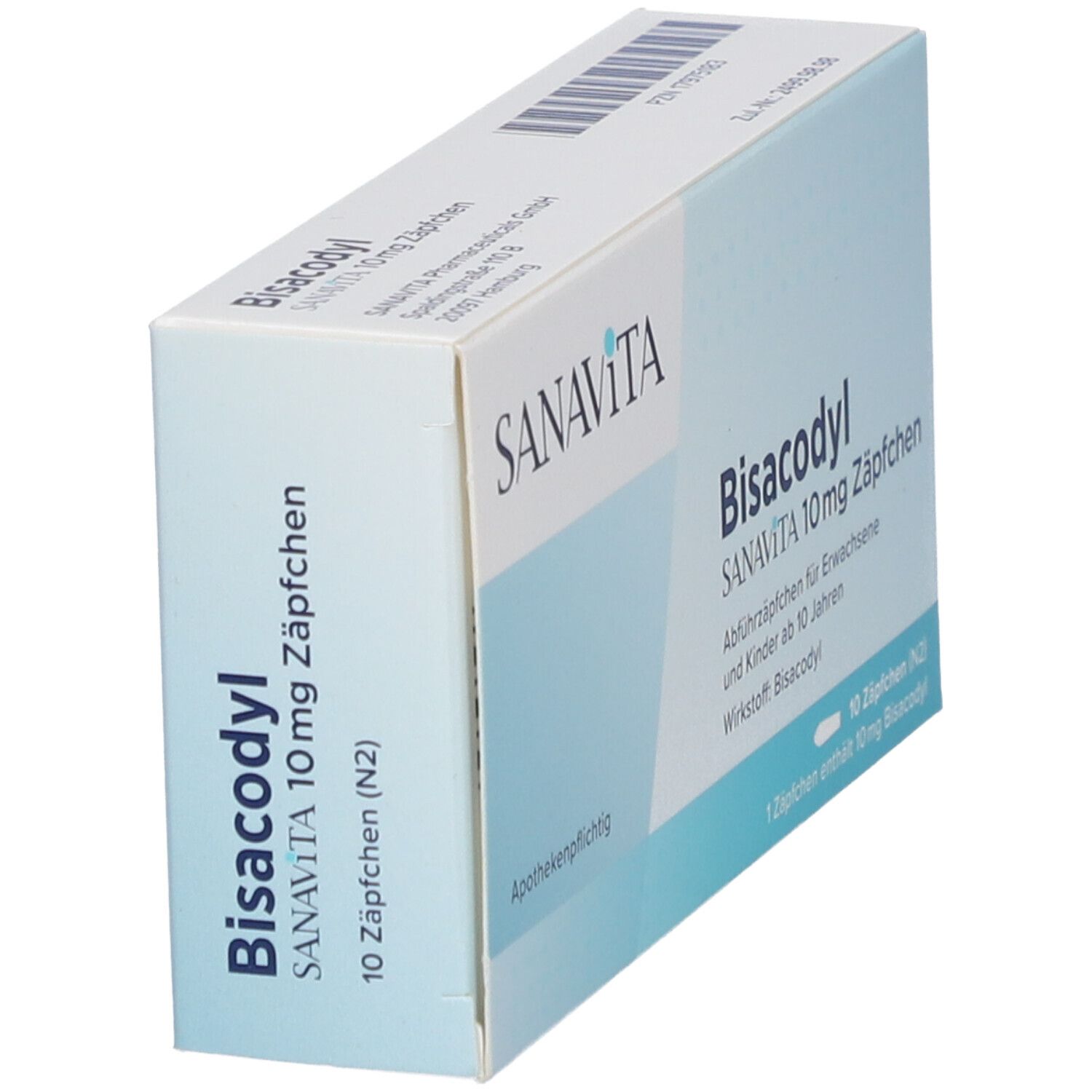 Bisacodyl SANAVITA10 mg Zäpfchen 10 St - Shop Apotheke