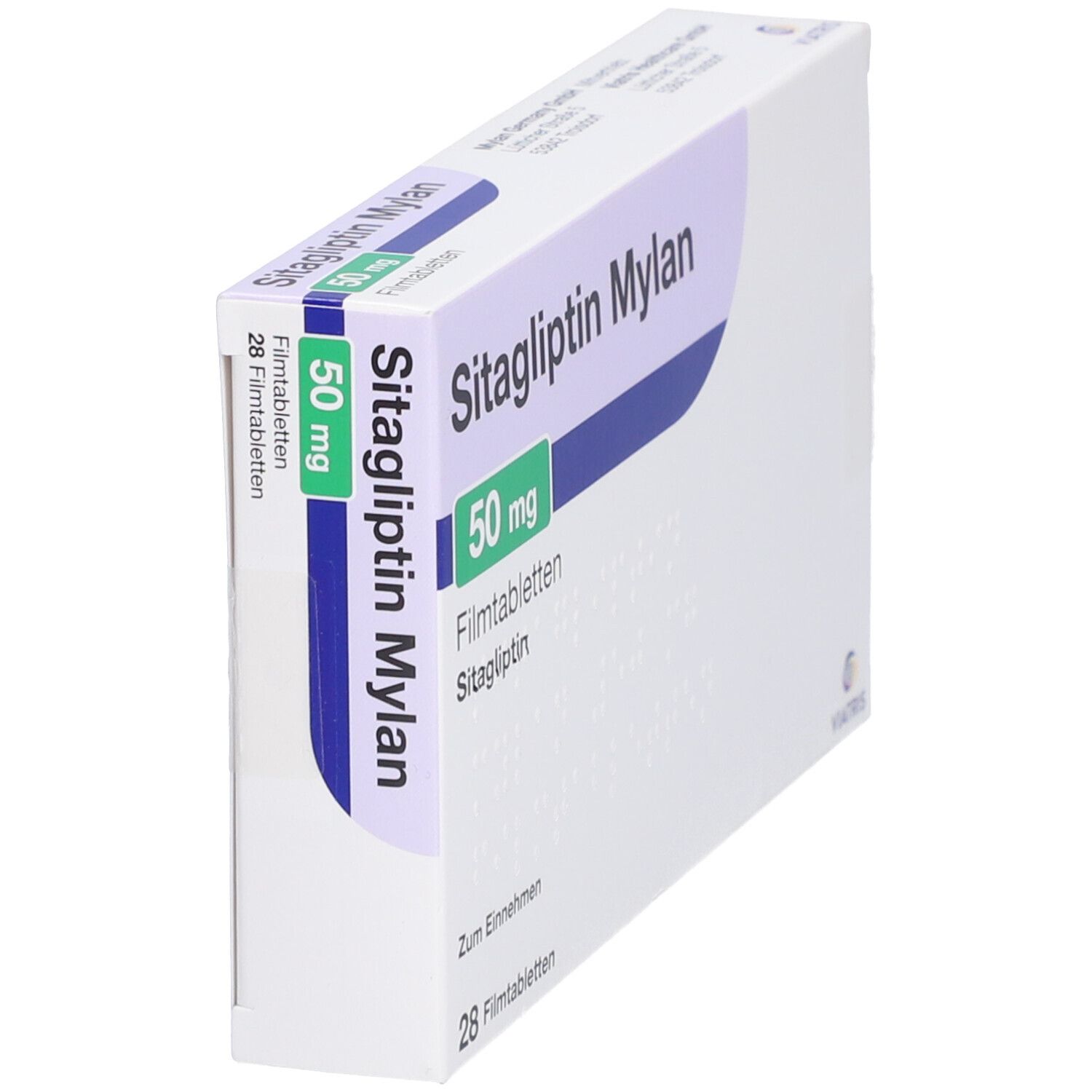 Sitagliptin Mylan 25 mg Filmtabletten 28 St