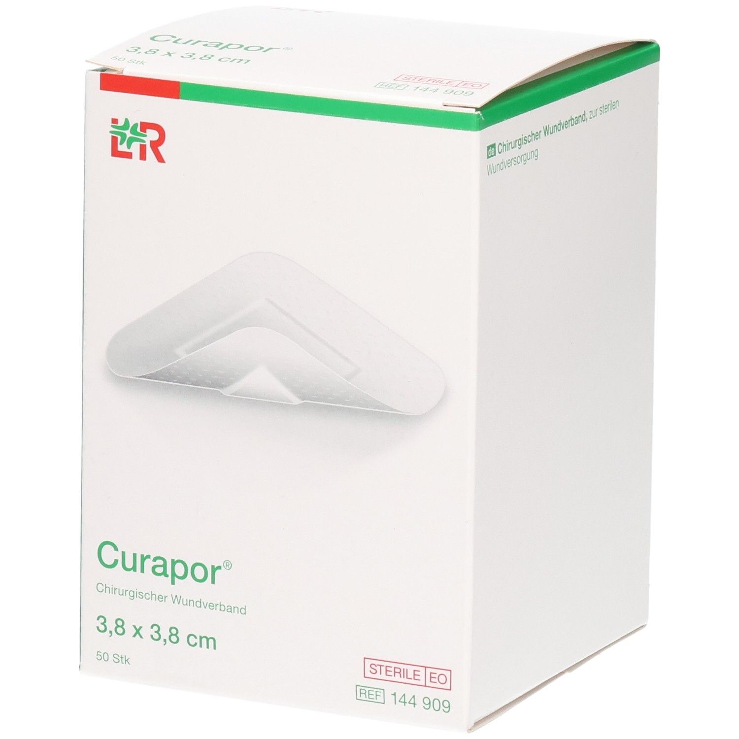 Curapor Wundverband steril chirurgisch 3,8x3,8 cm 50 St Verband