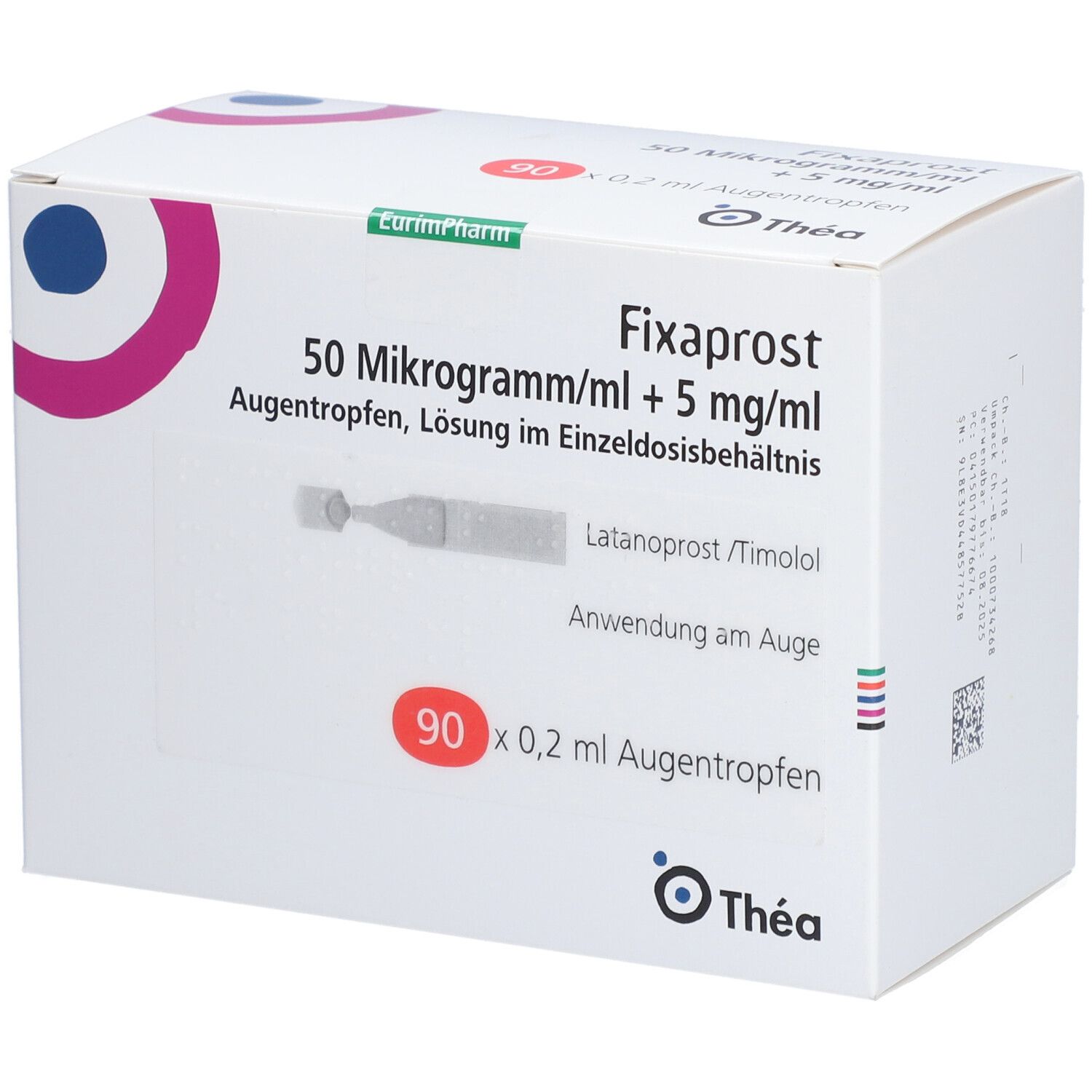 FIXAPROST 50 Mikrogramm/ml + 5 mg/ml Augentr.EDP