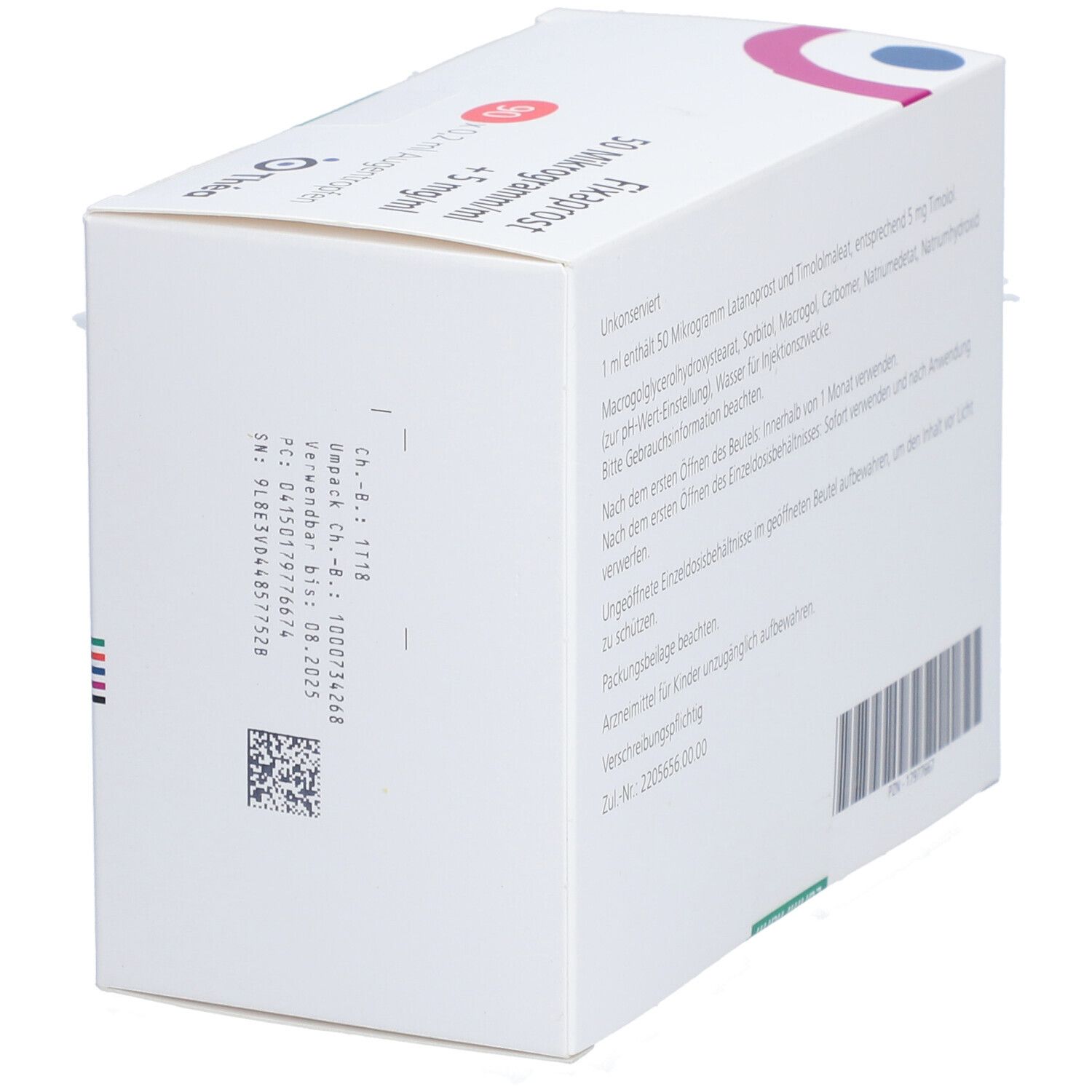 FIXAPROST 50 Mikrogramm/ml + 5 mg/ml Augentr.EDP