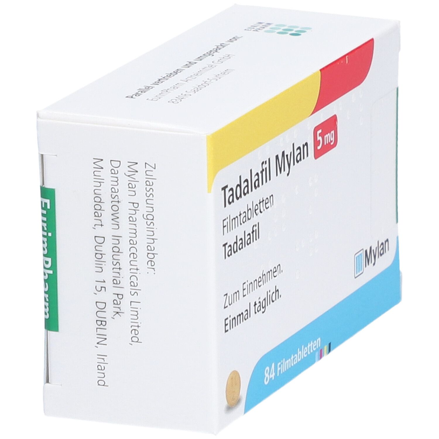 Tadalafil Mylan 5 mg Filmtabletten 84 St