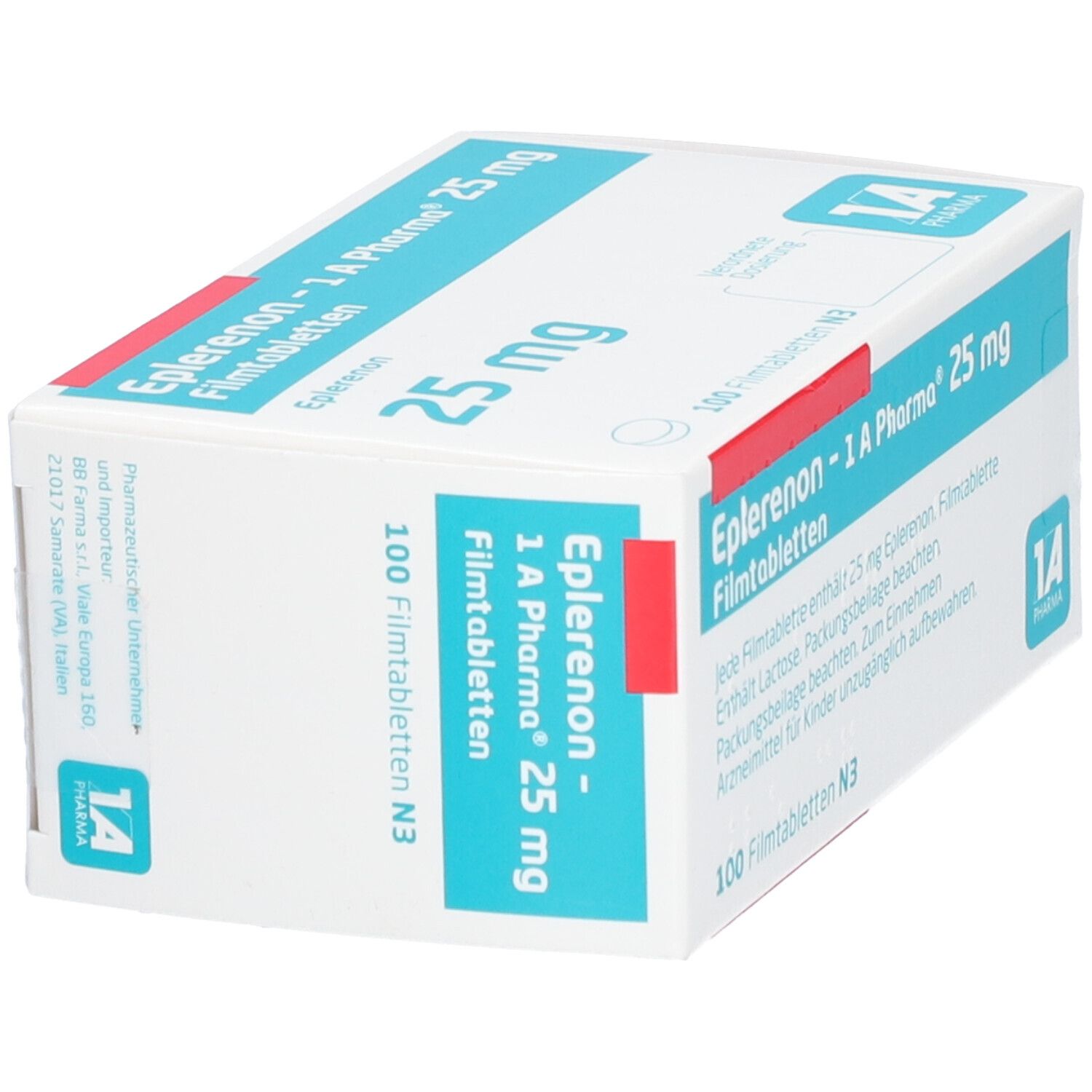 Eplerenon-1A Pharma 25 mg Filmtabletten 100 St