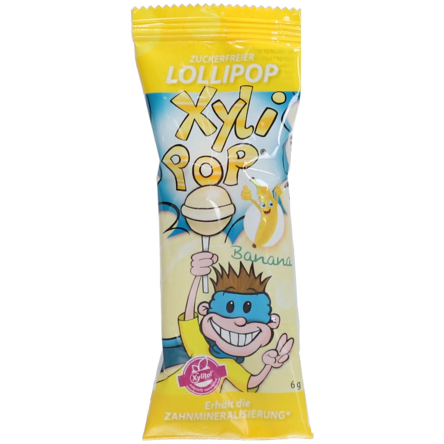 XyliPOP® Zuckerfreier Lollipop Banana