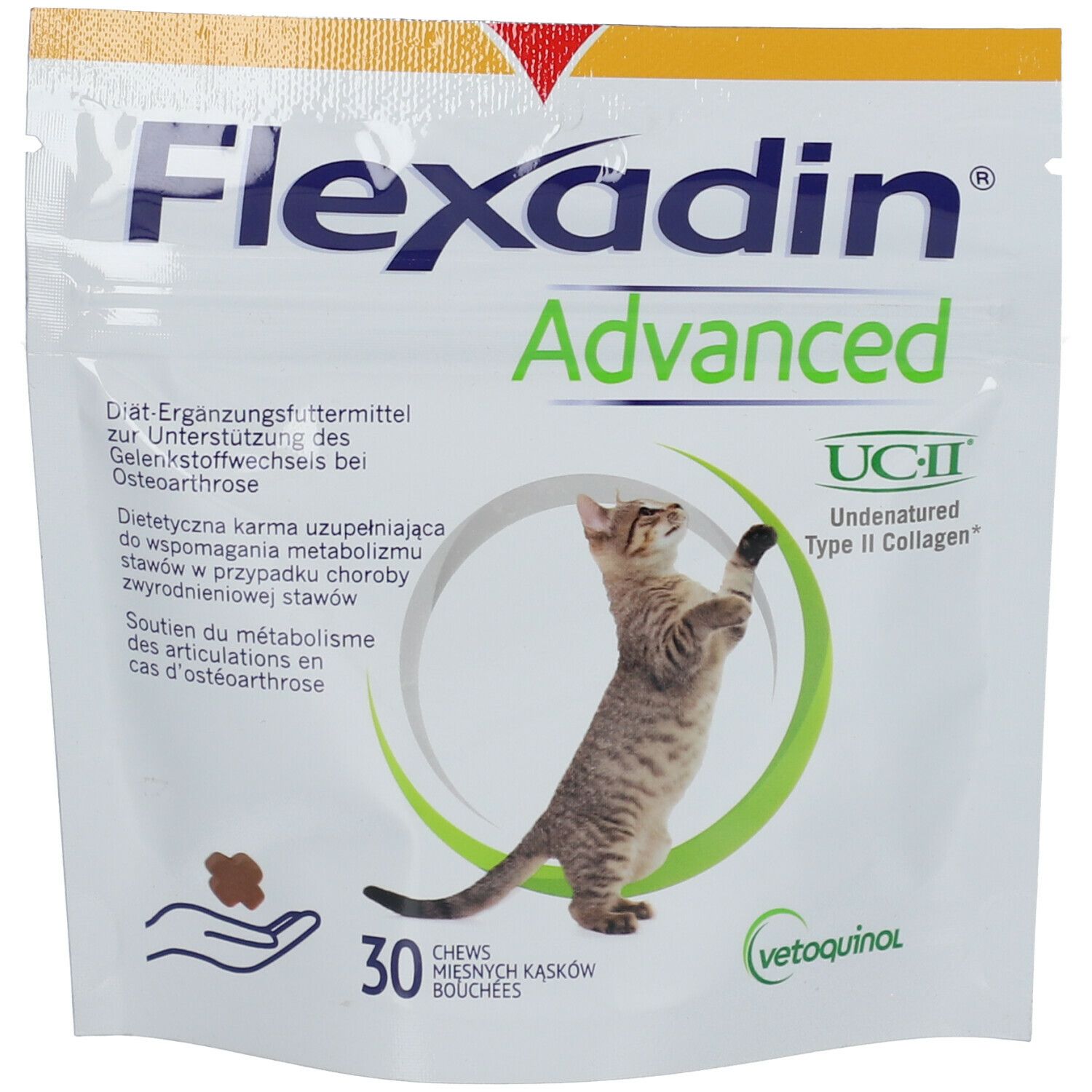 Flexadin Advanced Chews Diät-Erg.-Futterm.f.Katzen 1x30 St Kautabletten