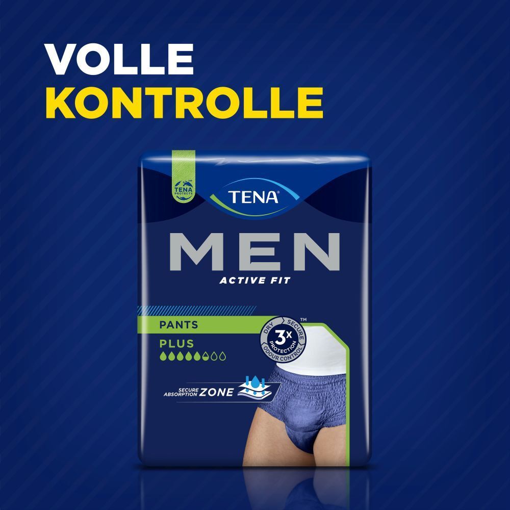 TENA Men Active Fit Pants Plus blau S/M