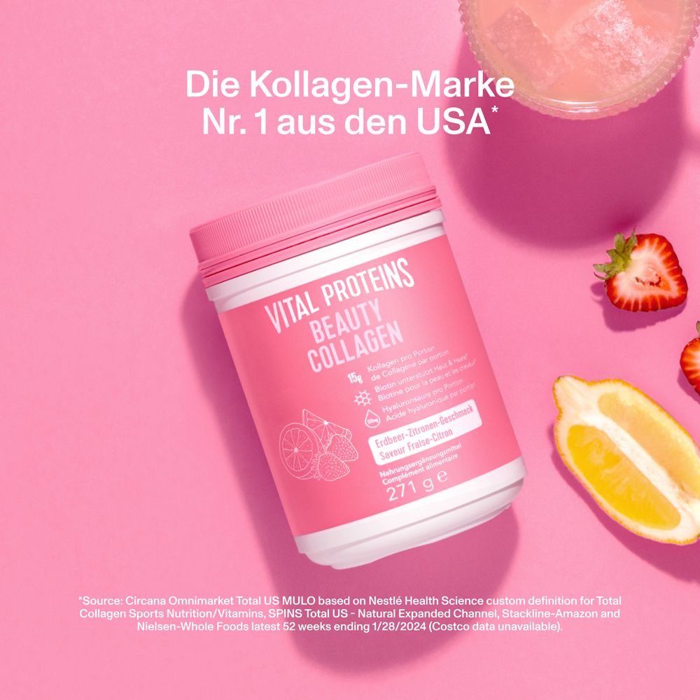 Vital Proteins Beauty Collagen Erdbeere Zitrone