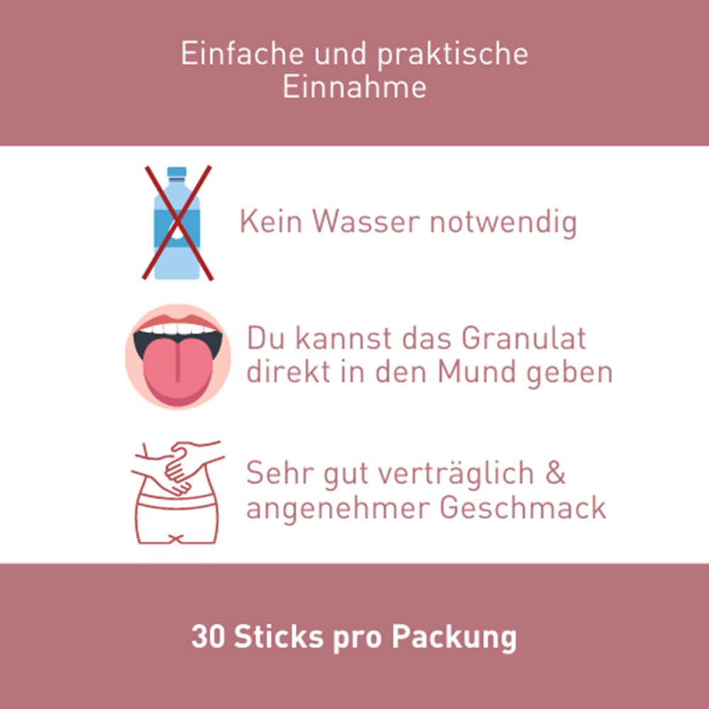 N1 D-Mannose Sticks - 2.000 mg pro Stick - Vegan und rein pflanzlich