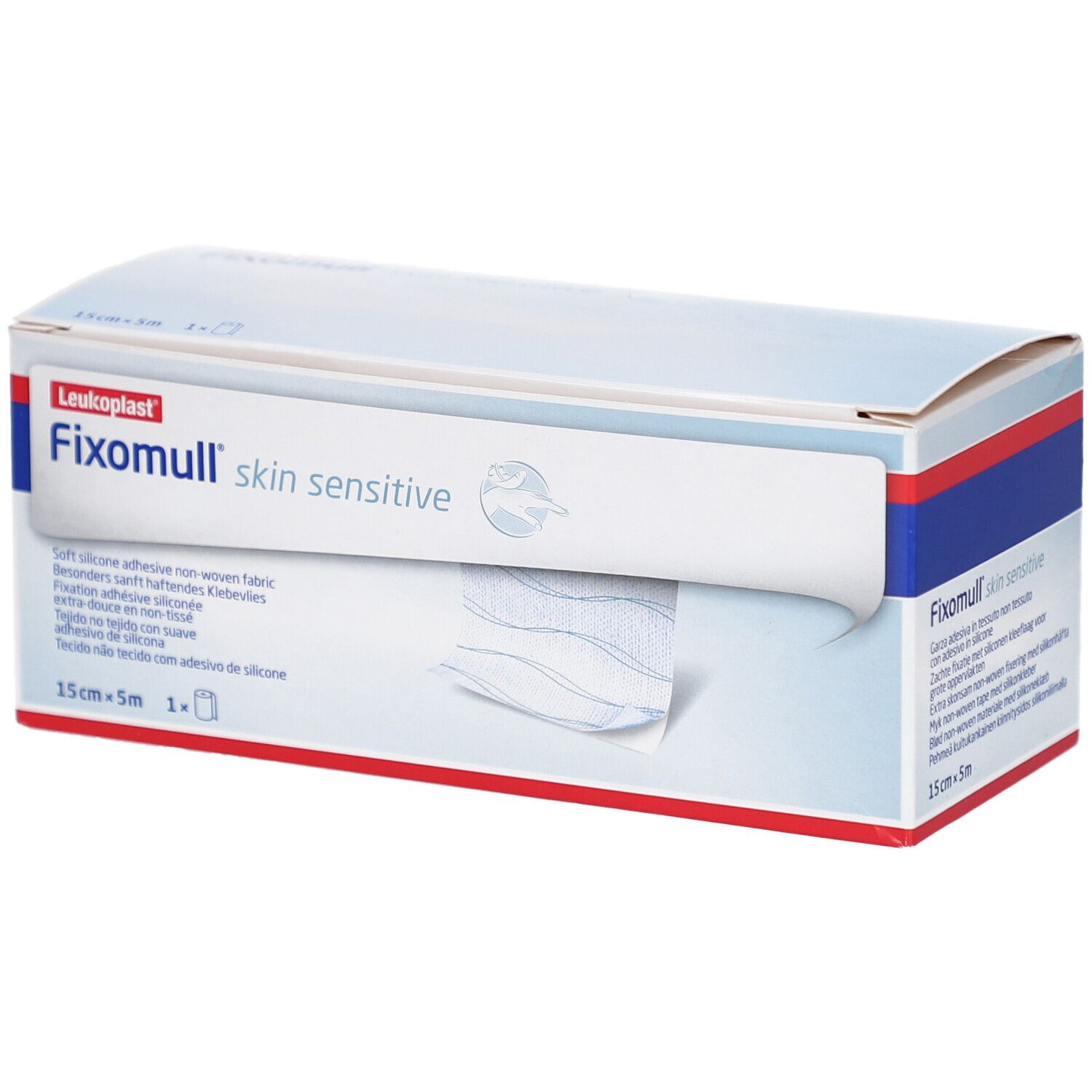Fixomull Skin Sensitive 15 cmx5 m 1 St Verband