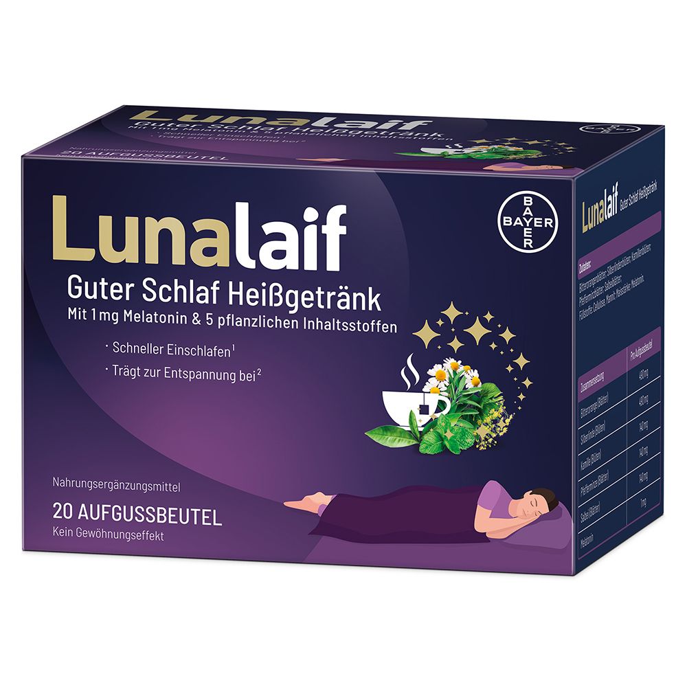 Lunalaif ® Guter Schlaf Heißgetränk