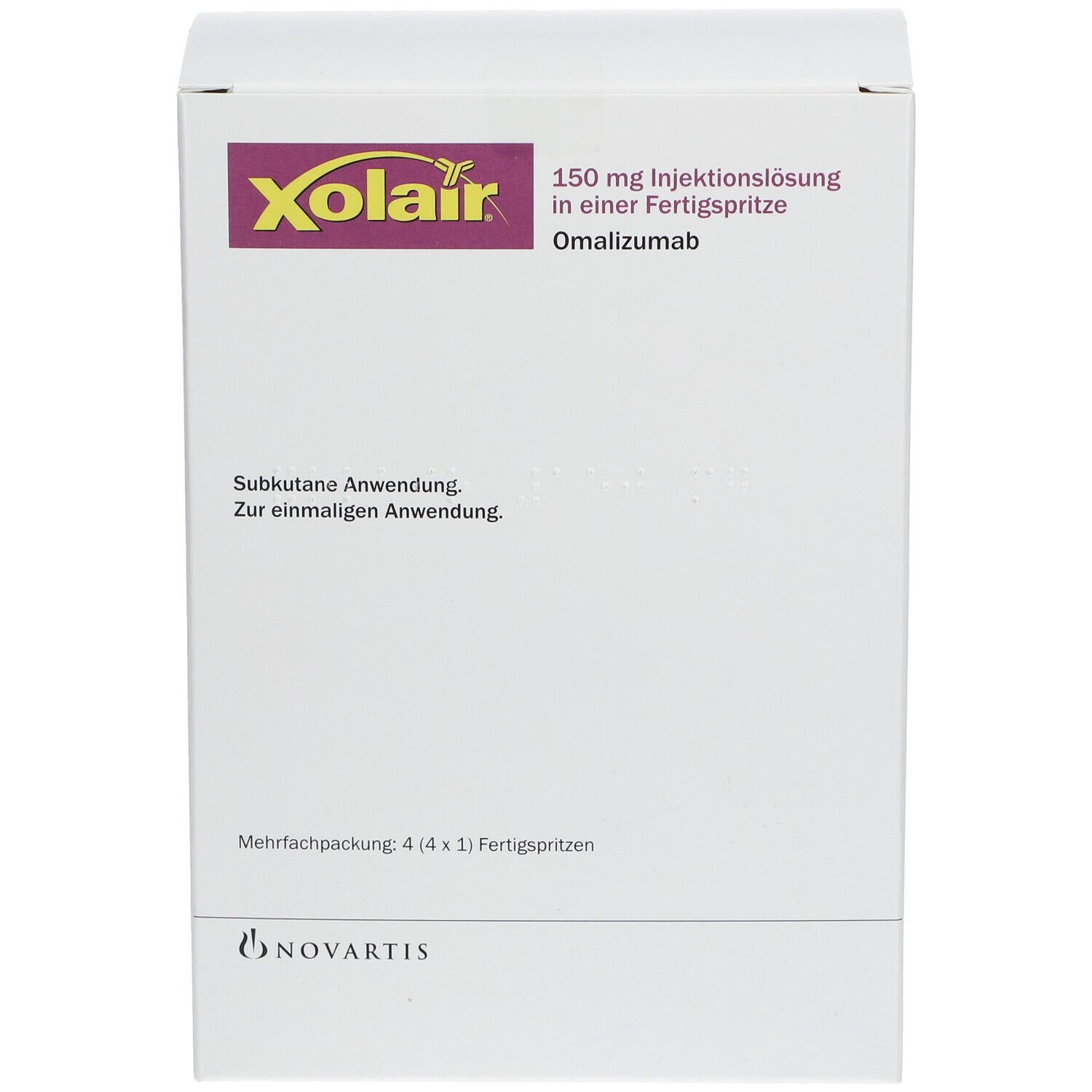 XOLAIR 150 mg Injektionslösung i.e.Fertigspritze