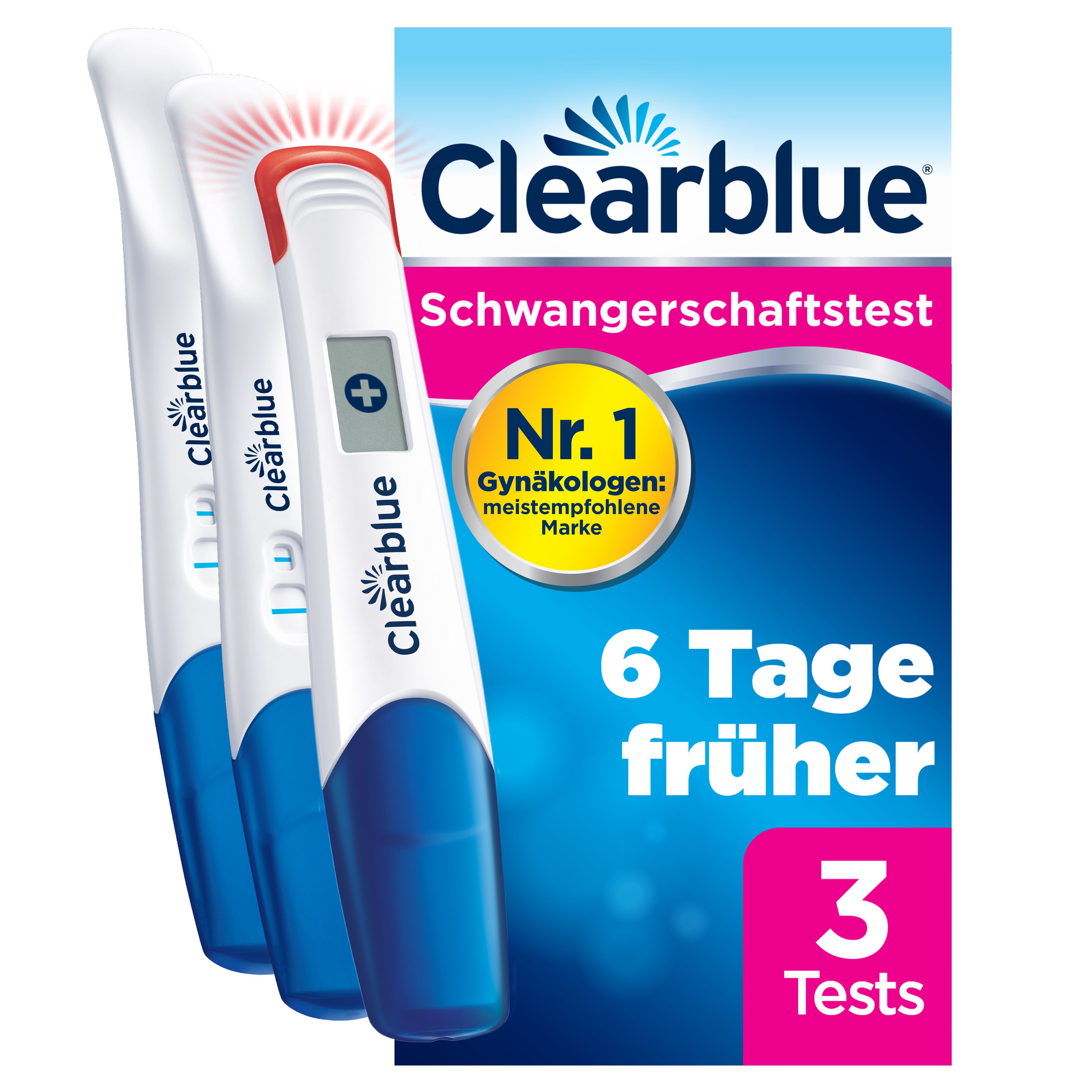 Clearblue® Schwangerschaftstest Triple Check 3 St Test