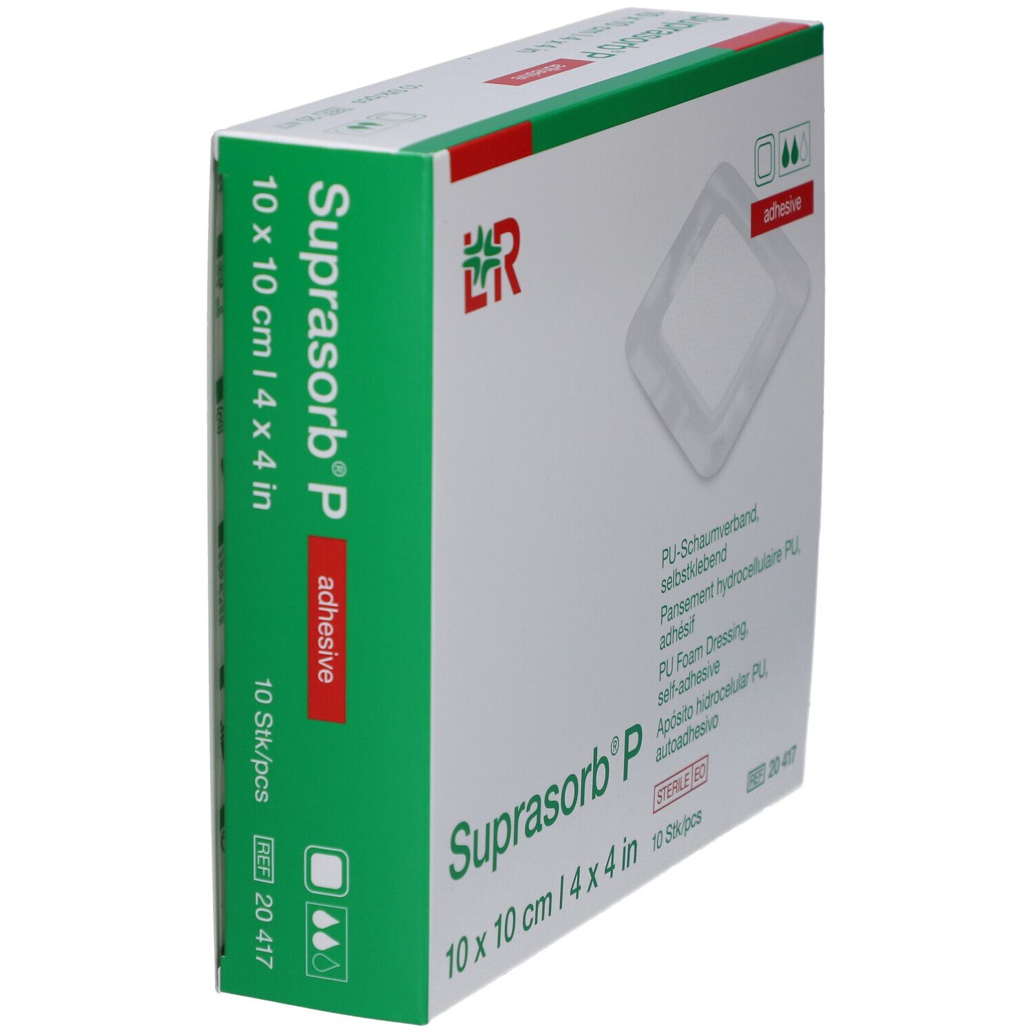 Suprasorb P PU-Schaumv.10x10cm selbstkl.st.20417