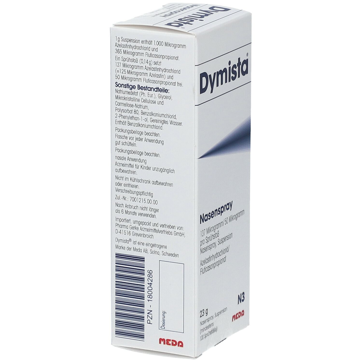 Dymista Nasenspray 137 µg/50 µg/Sprühstoß 23 g